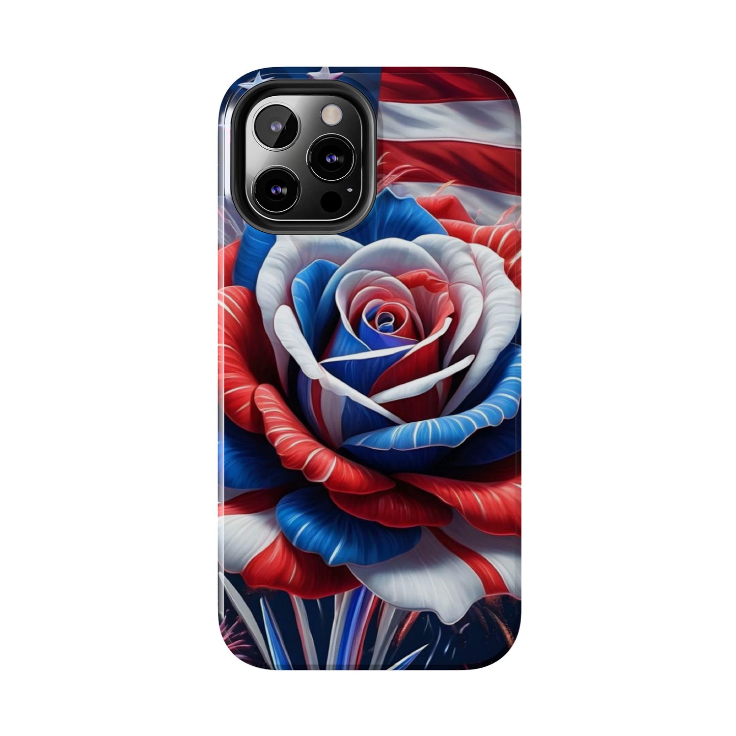Freedom Rose patriotic Phone Case iPhone compatible models 11-16