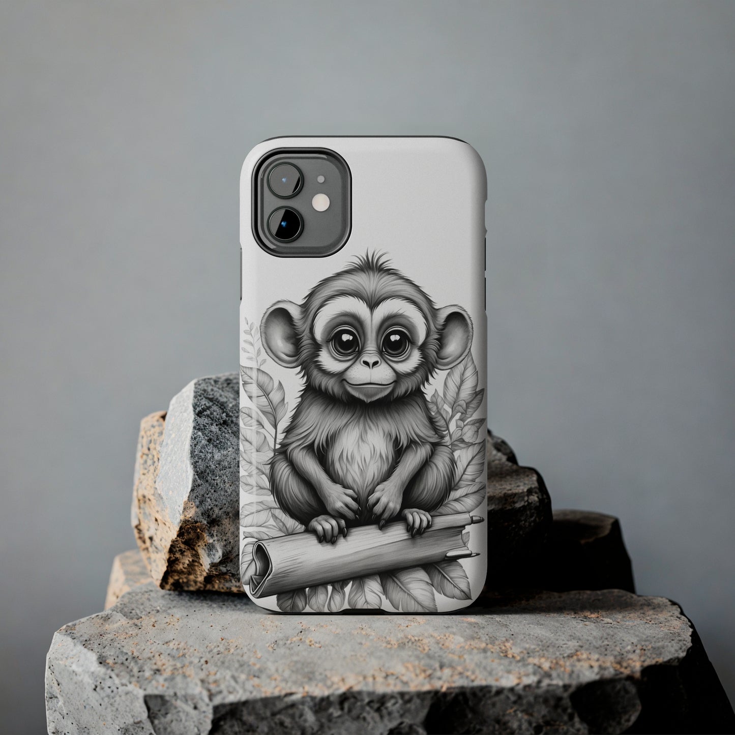 Monkey sketch art phone case iPhone accessories