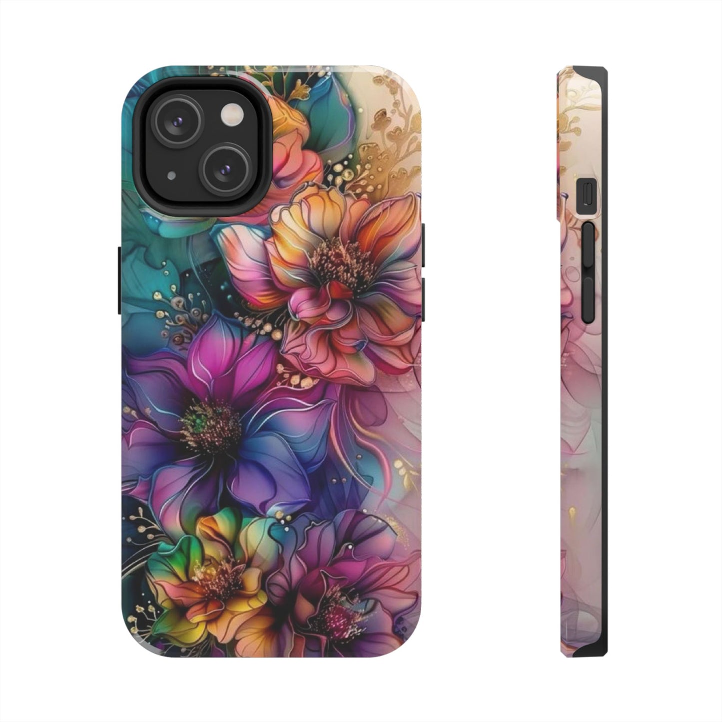 Watercolor Blooms iPhone Case