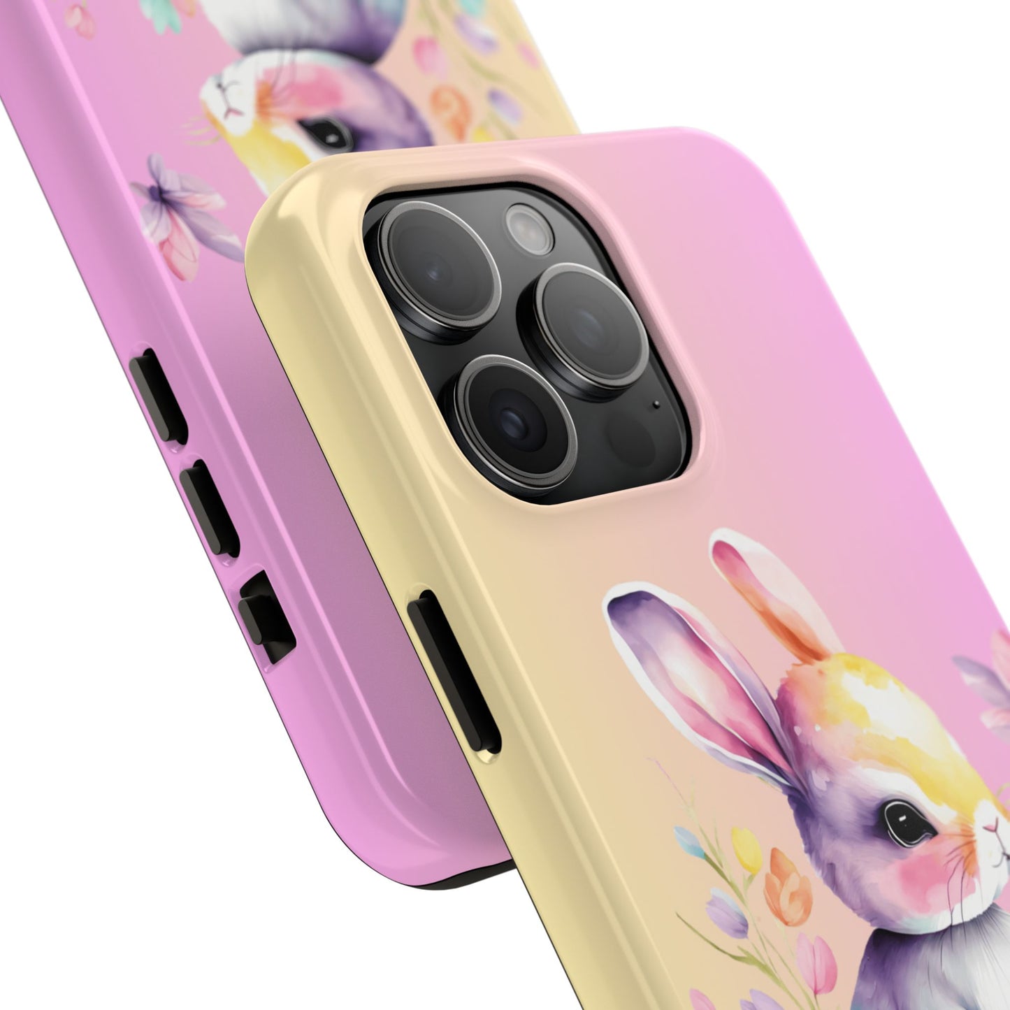 Pastel Spring Easter bunny Phone Case iPhone compatible