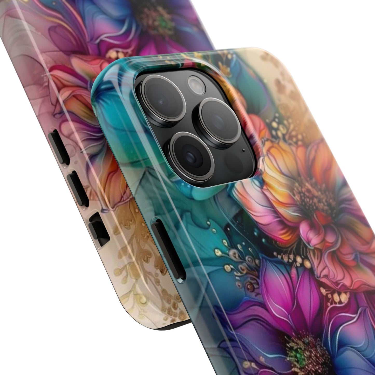 Watercolor Blooms iPhone Case