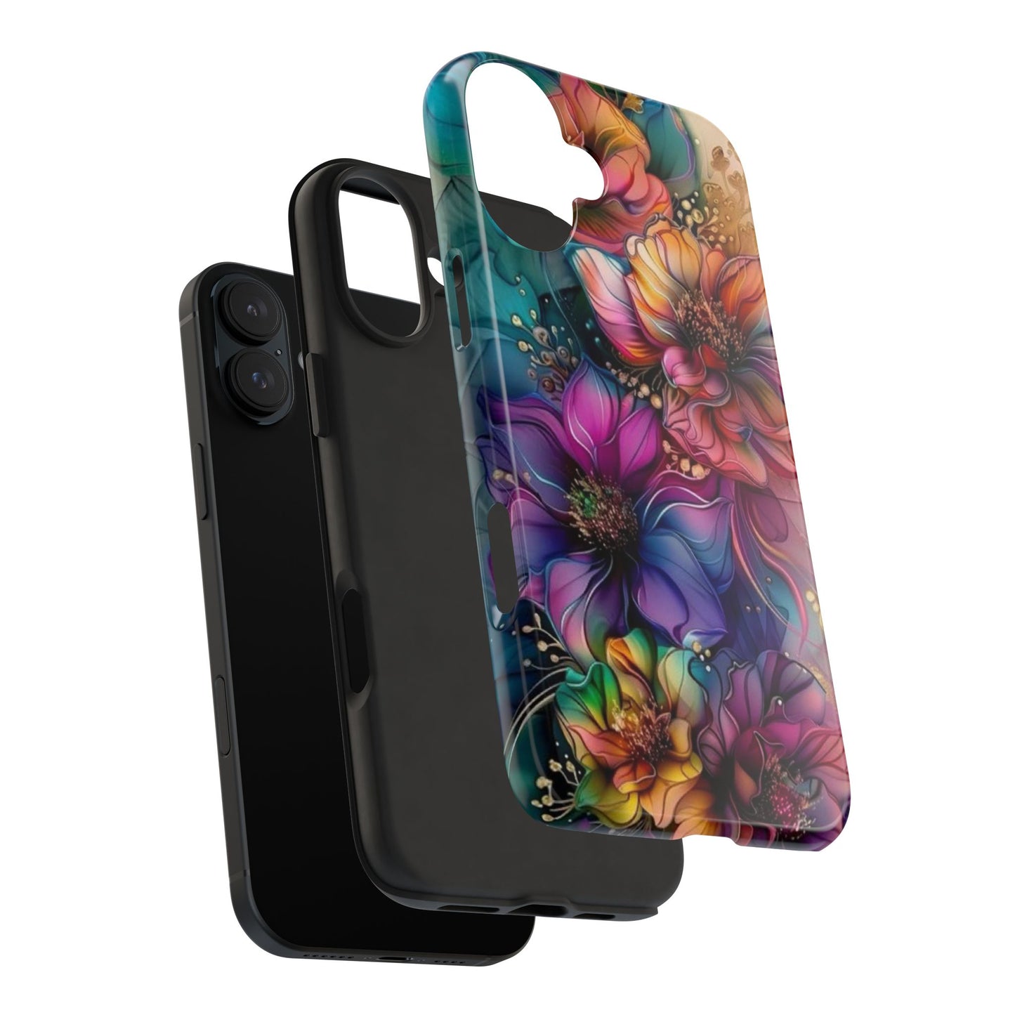 Watercolor Blooms iPhone Case