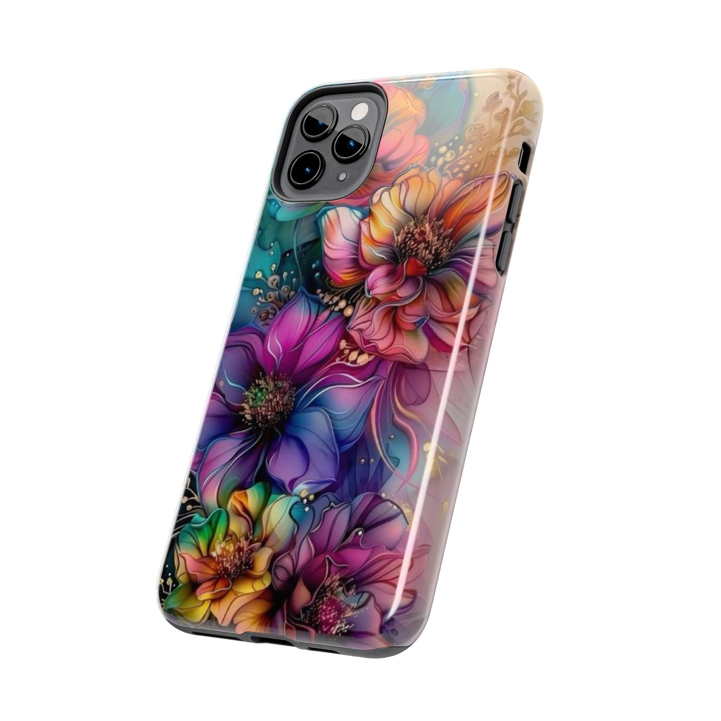 Watercolor Blooms iPhone Case