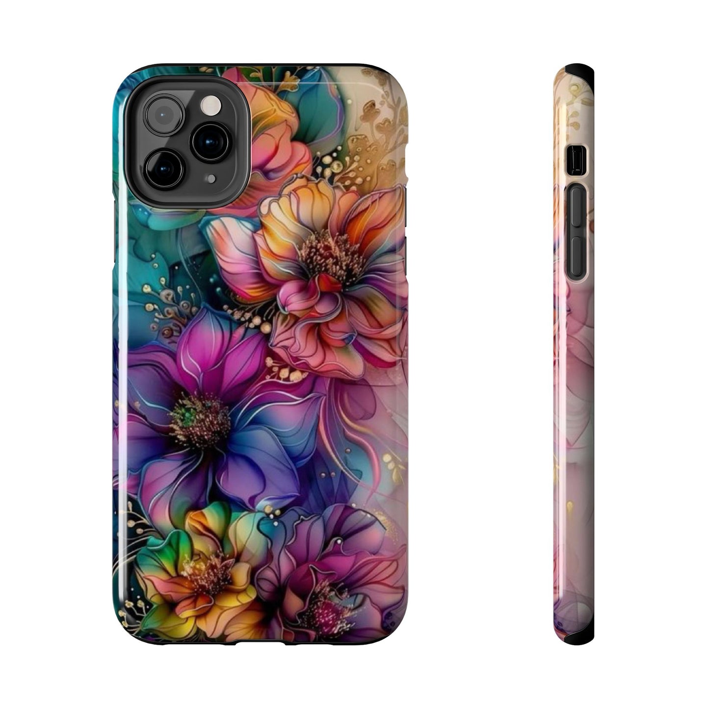 Watercolor Blooms iPhone Case