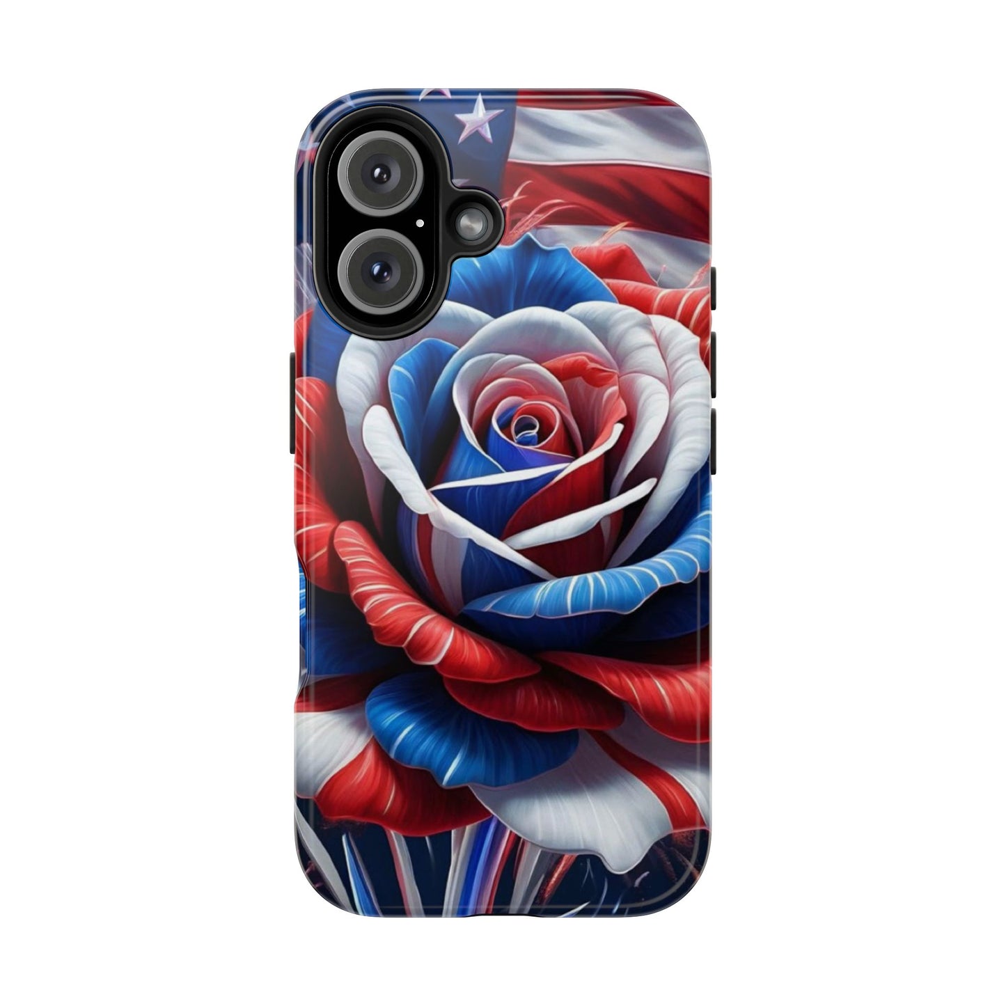 Freedom Rose patriotic Phone Case iPhone compatible models 11-16