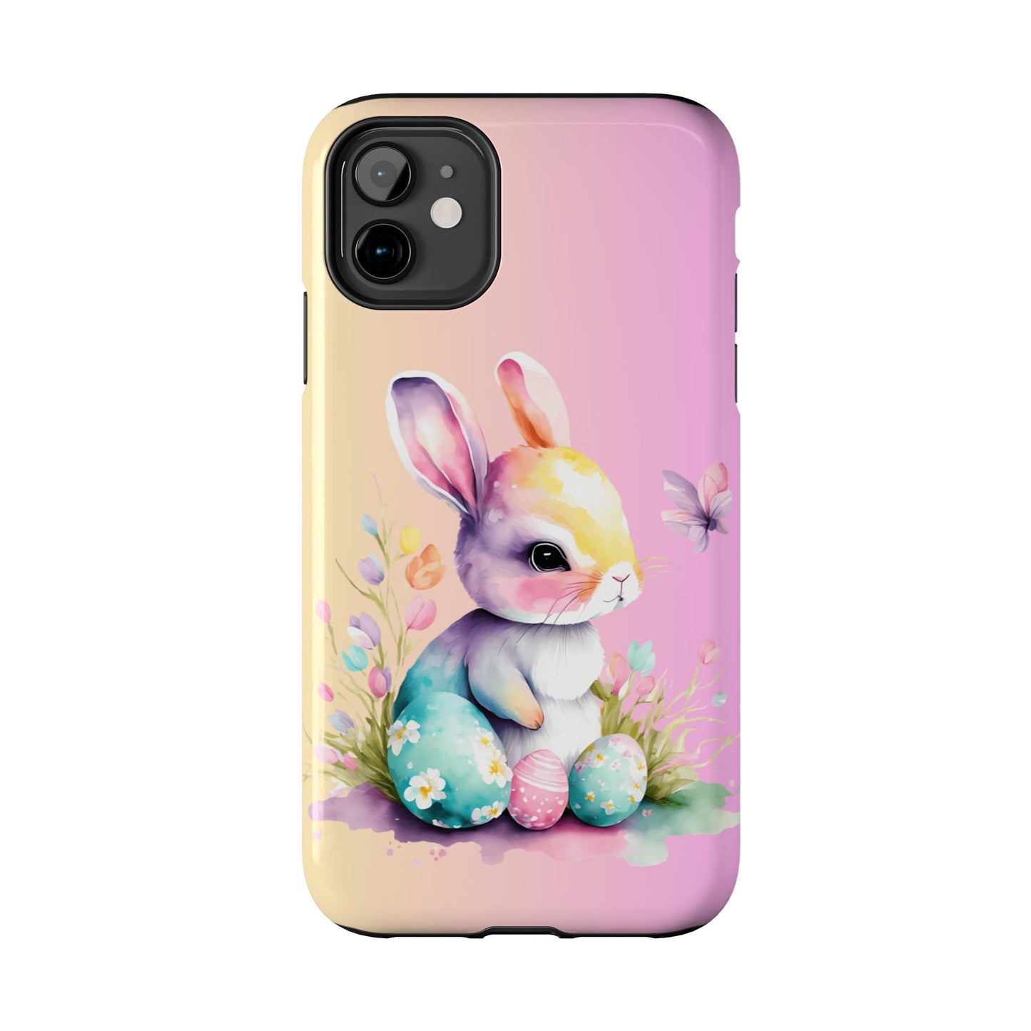 Pastel Spring Easter bunny Phone Case iPhone compatible