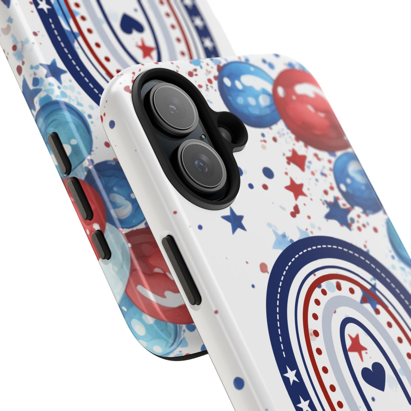 GOD Bless America phone case- 4th of July accessories-Red, white & blue- iPhone compatible