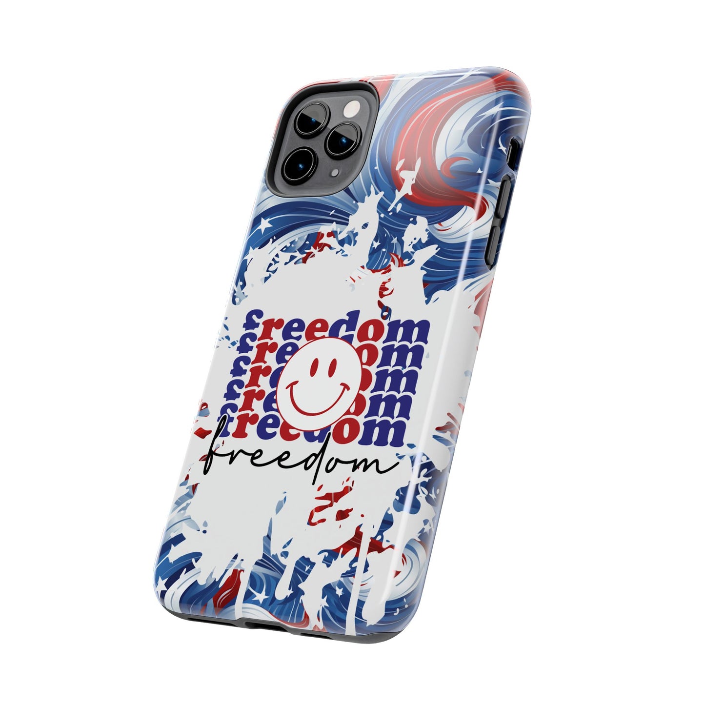 Freedom 4th of July phone case- iPhone compatible models 11-16