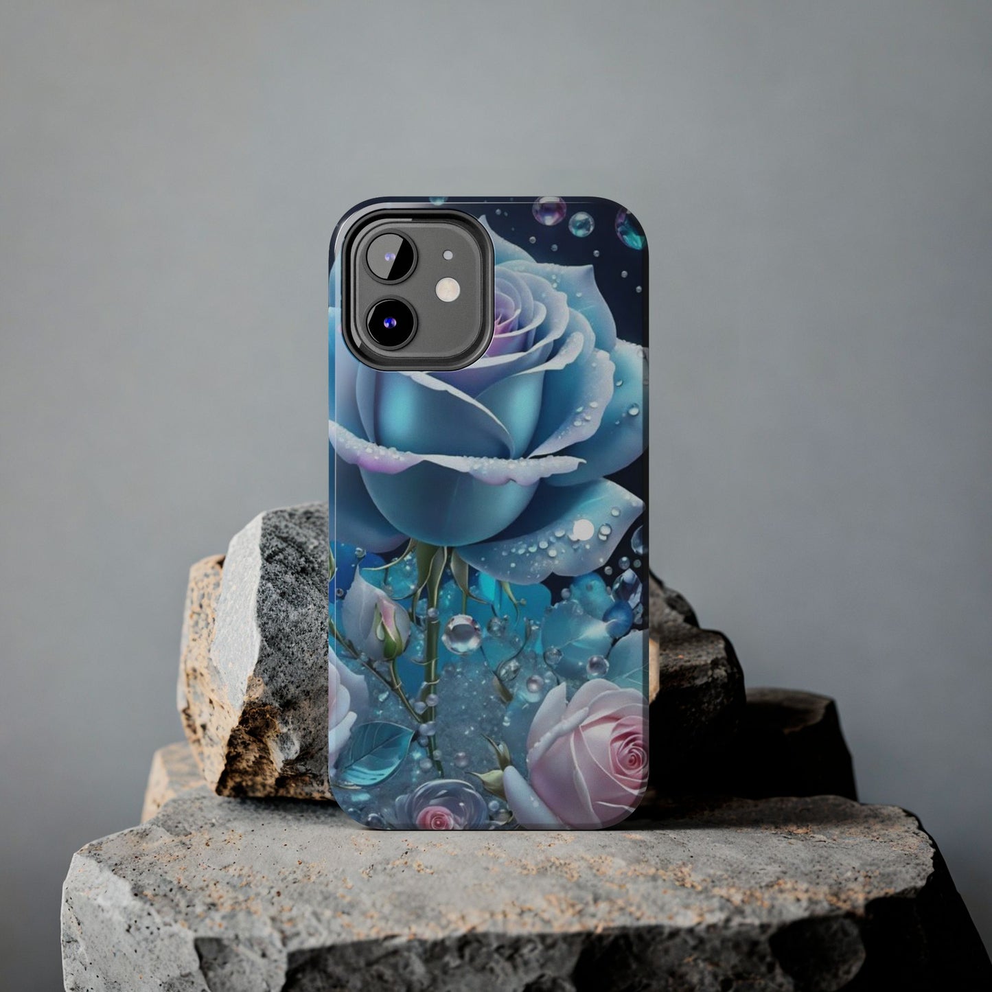 Rose drop, floral iPhone Cover, flower Accessory, Cute Phone Protector, seasonal Tech