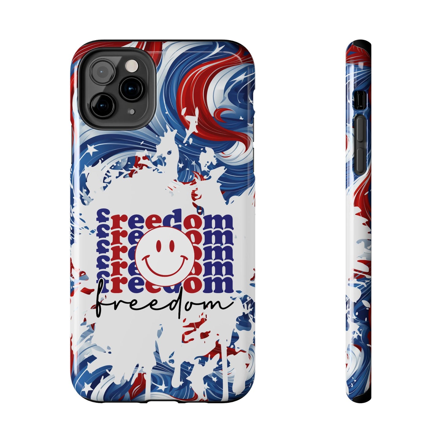 Freedom 4th of July phone case- iPhone compatible models 11-16