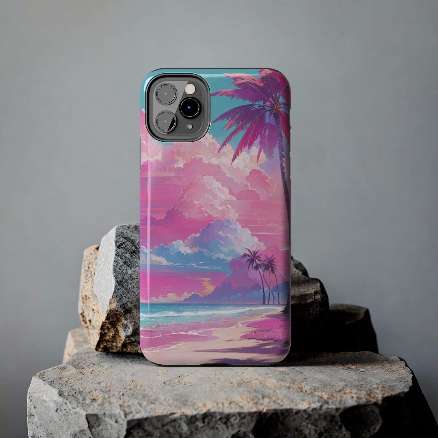 Pink paradise/ Tough iPhone Case/ Nature
