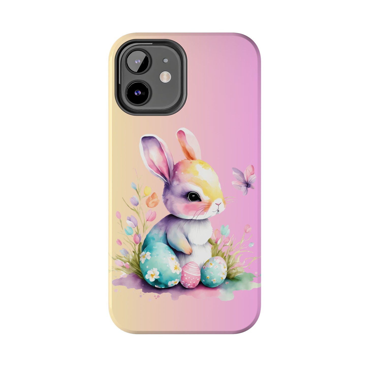Pastel Spring Easter bunny Phone Case iPhone compatible