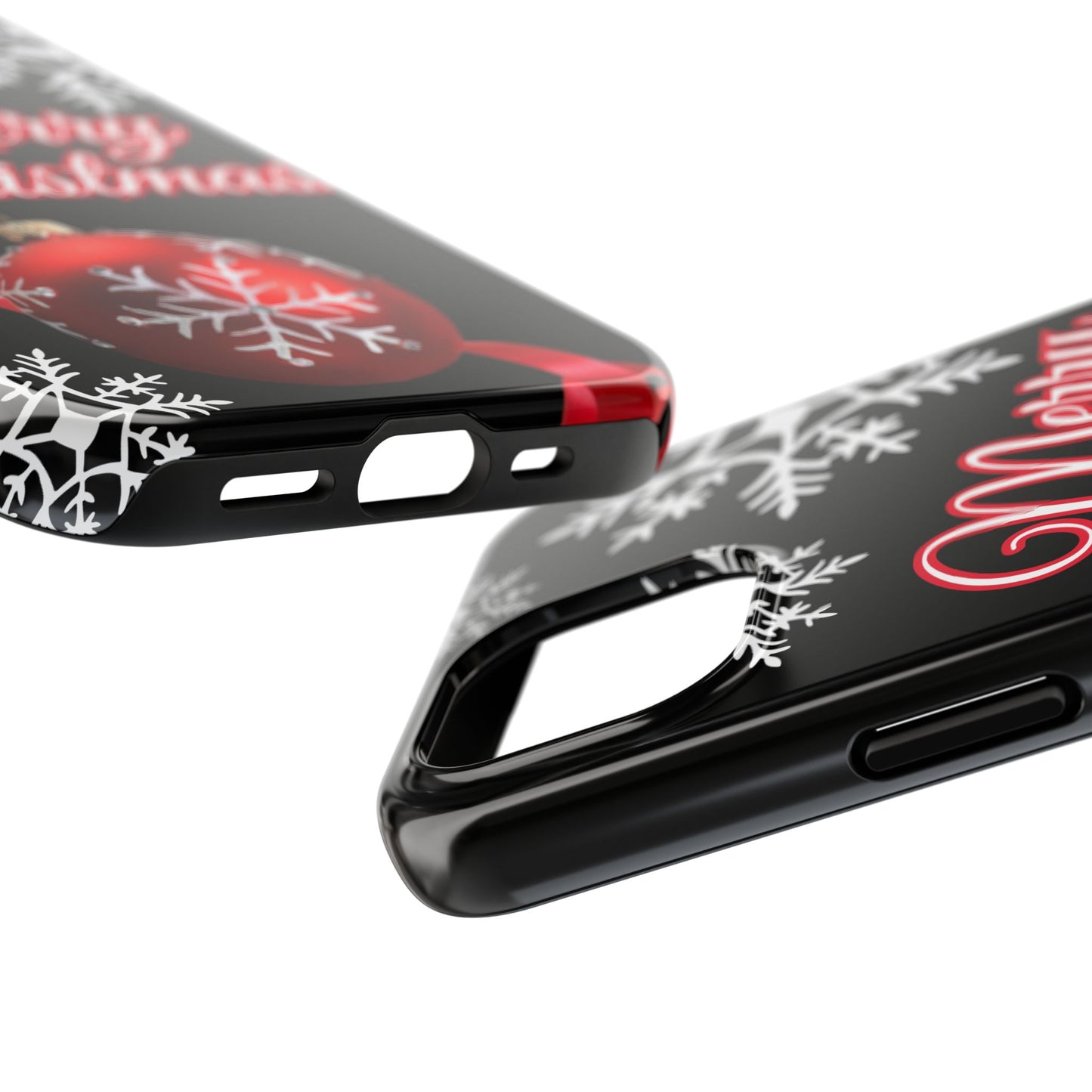 Merry Christmas iPhone case. Compatible with iPhone models 11-16 including all mini, plus, pro & pro max. Custom phone case for smartphones. design for Girls, Woman