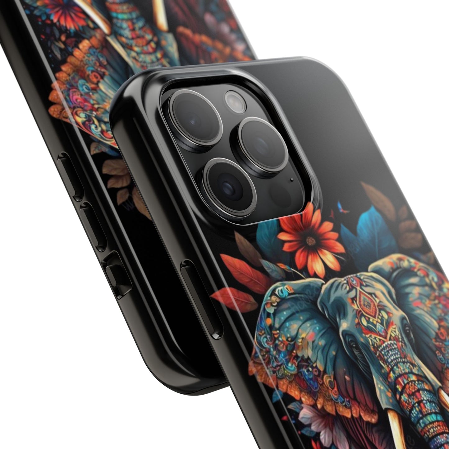 Autumn Elephant Bliss unique phone case- iPhone compatible