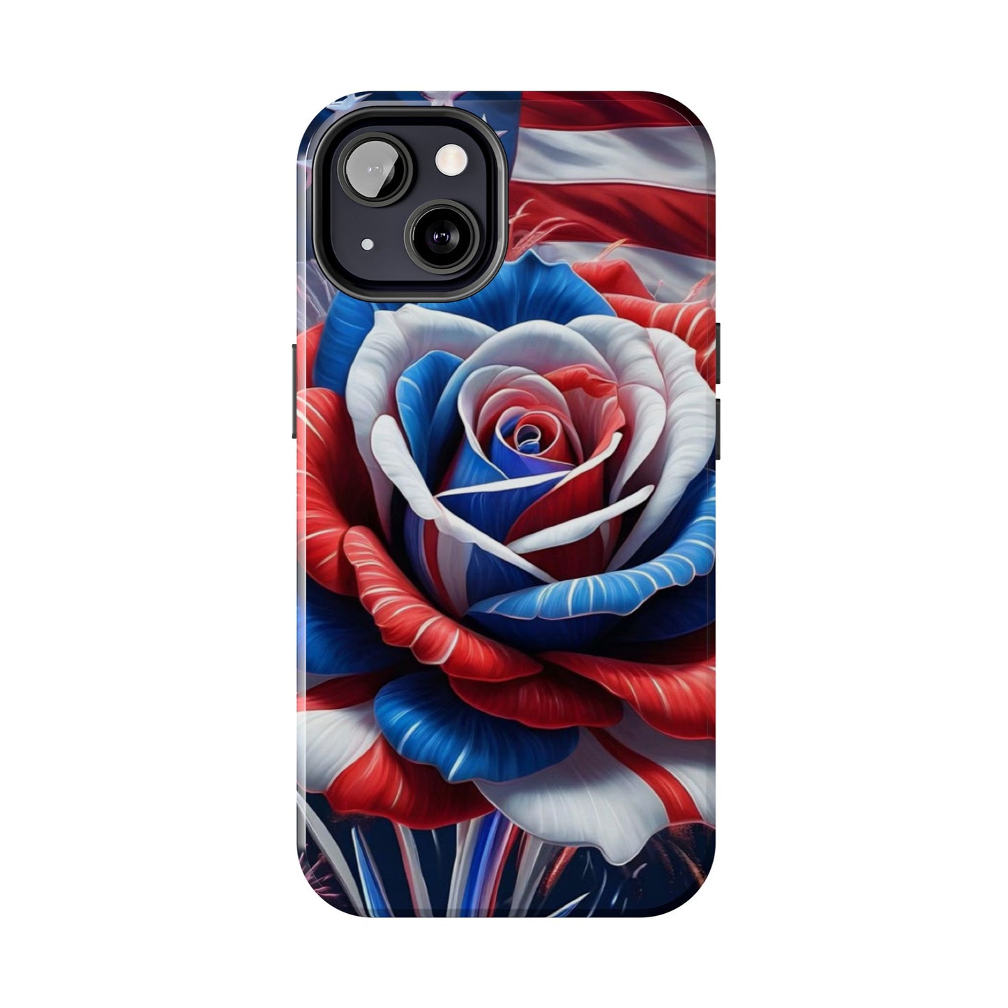 Freedom Rose patriotic Phone Case iPhone compatible models 11-16
