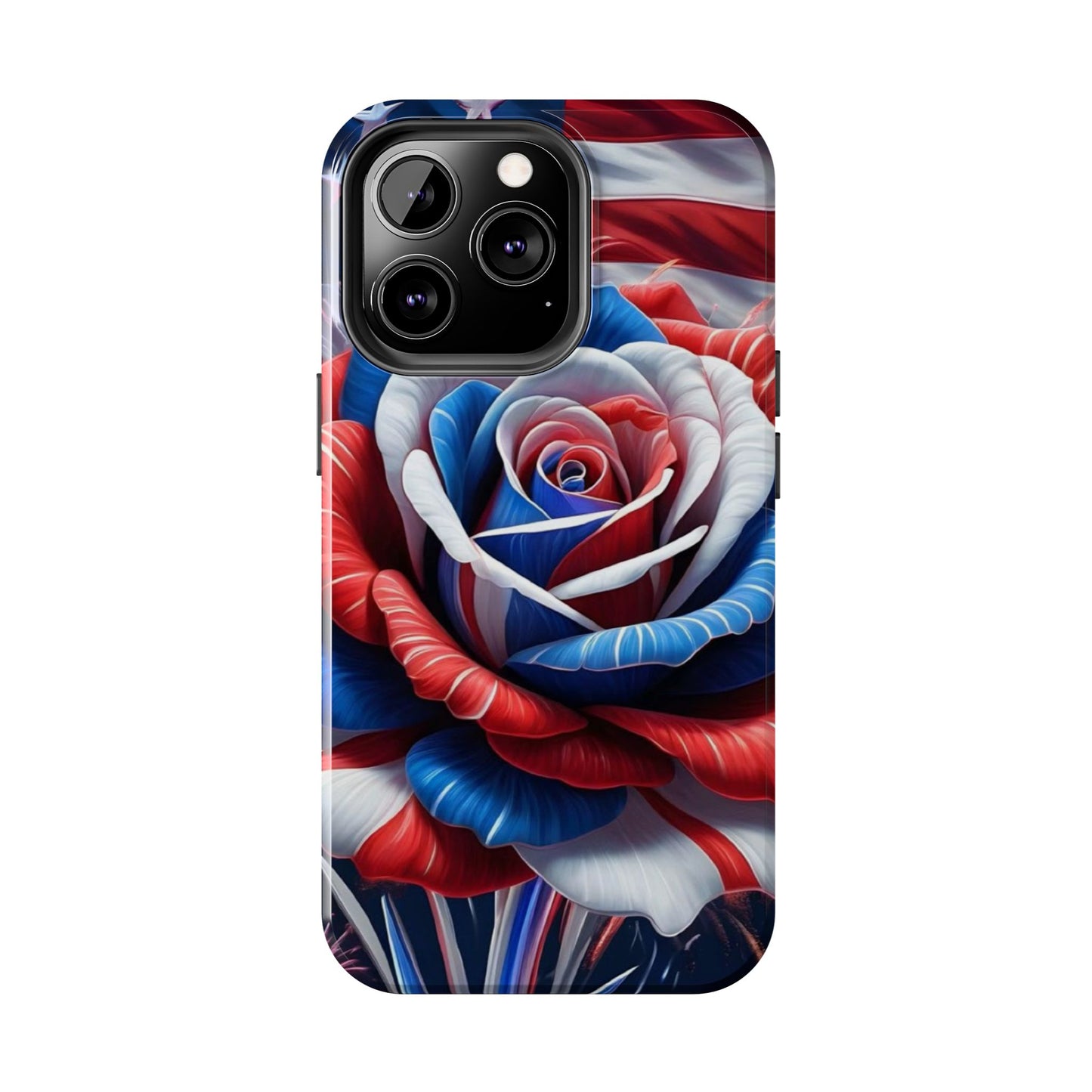 Freedom Rose patriotic Phone Case iPhone compatible models 11-16