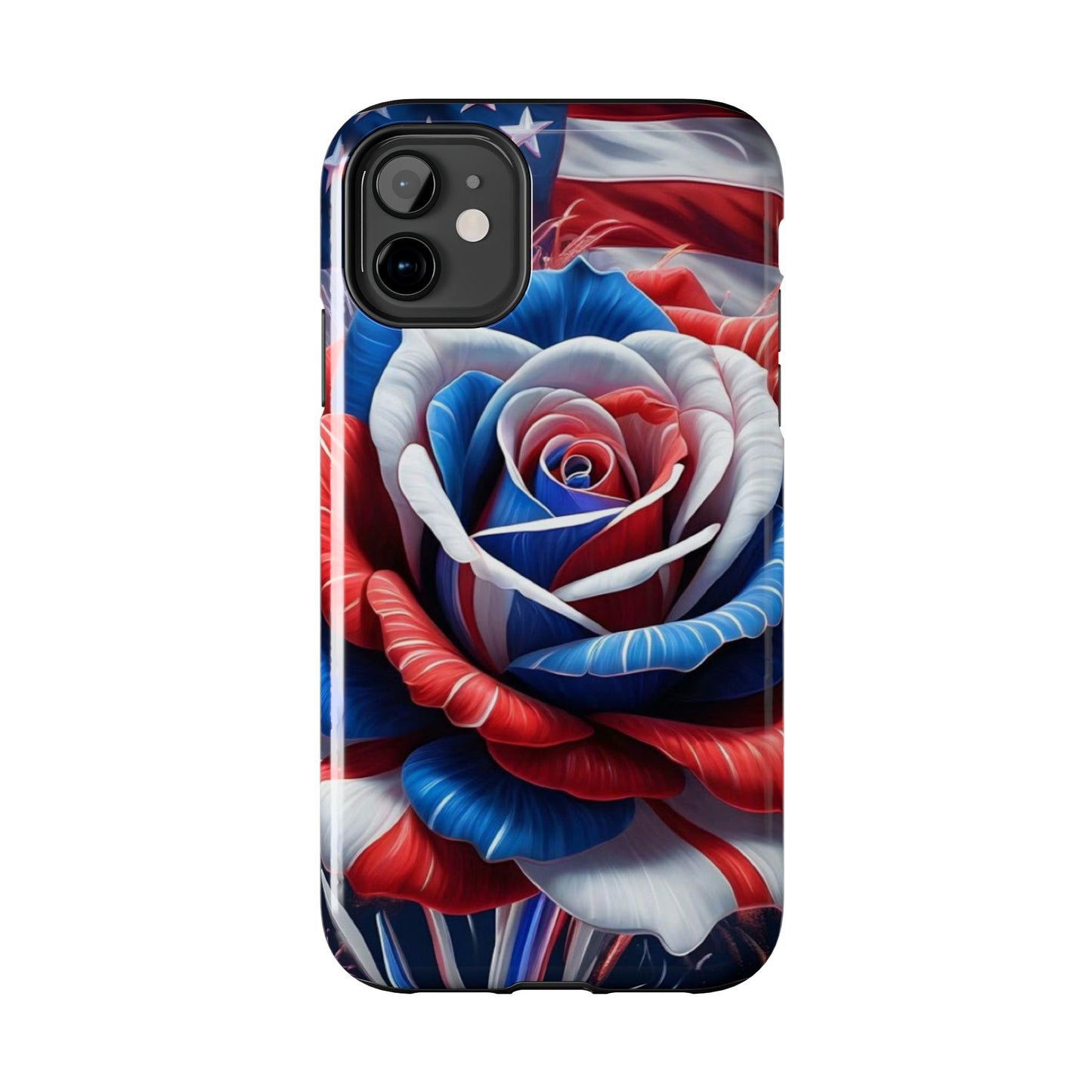 Freedom Rose patriotic Phone Case iPhone compatible models 11-16