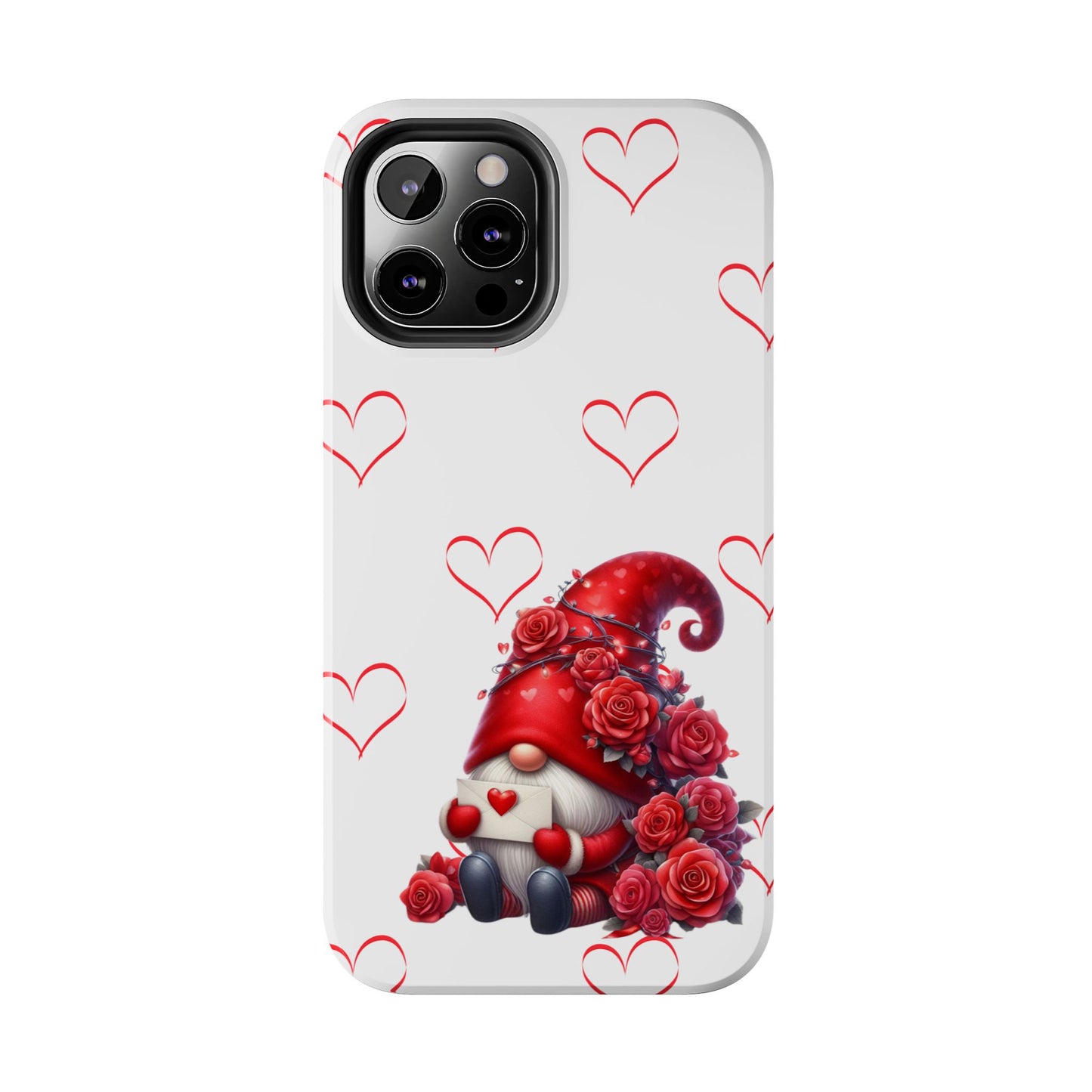 Love letter Gnome-Valentines day iPhone case- Romantic & stylish design