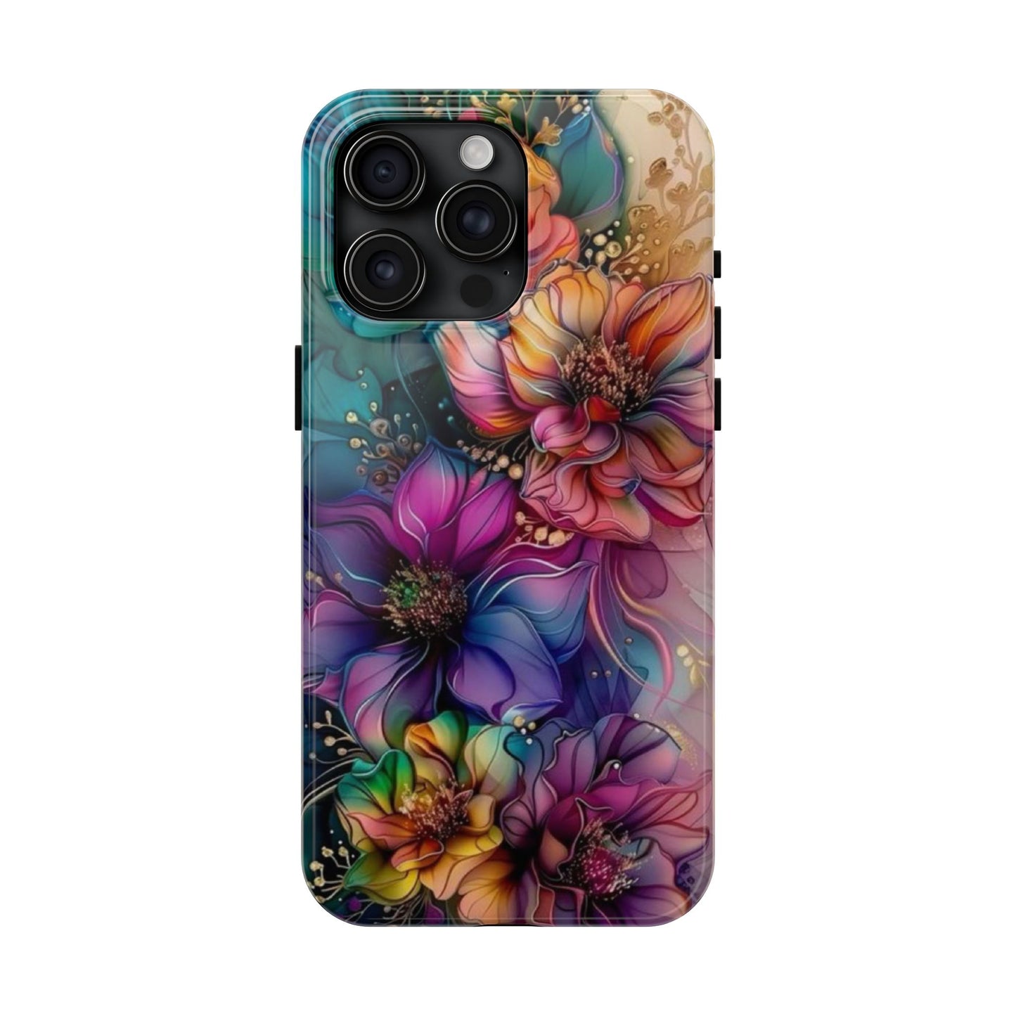 Watercolor Blooms iPhone Case