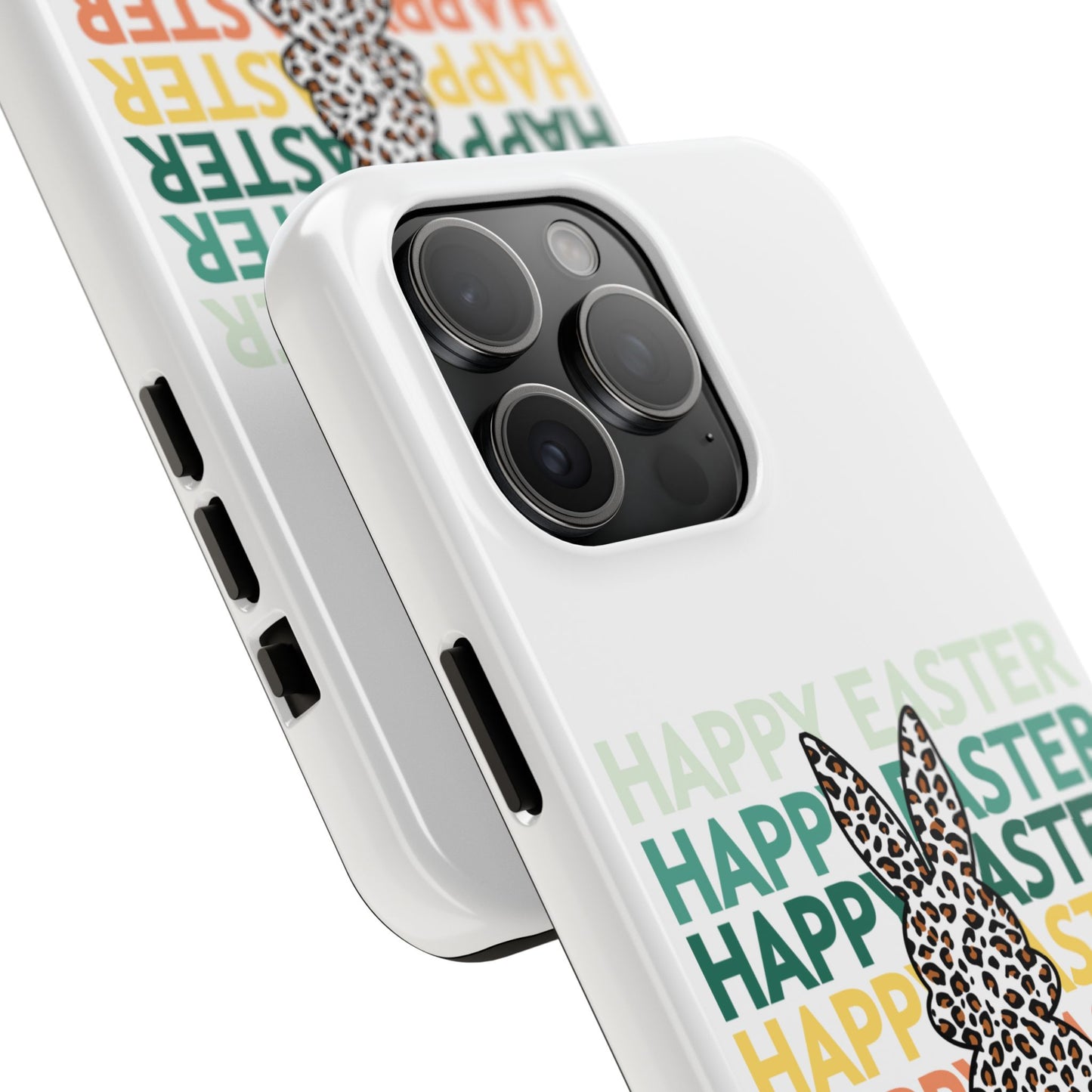 Happy Easter leopard print Spring Phone Case iPhone compatible