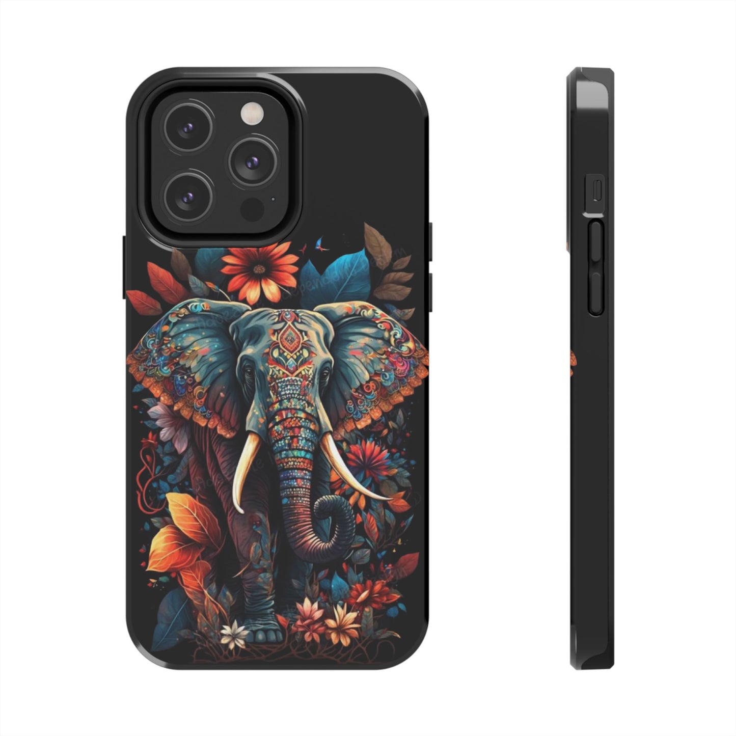 Autumn Elephant Bliss unique phone case- iPhone compatible