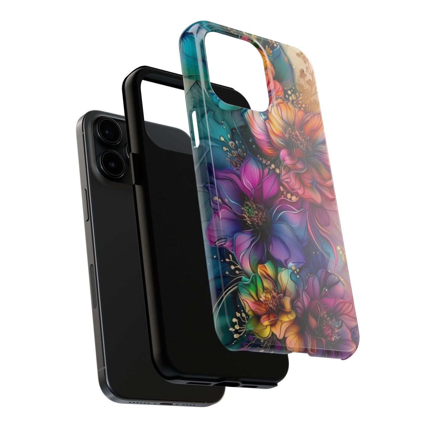 Watercolor Blooms iPhone Case