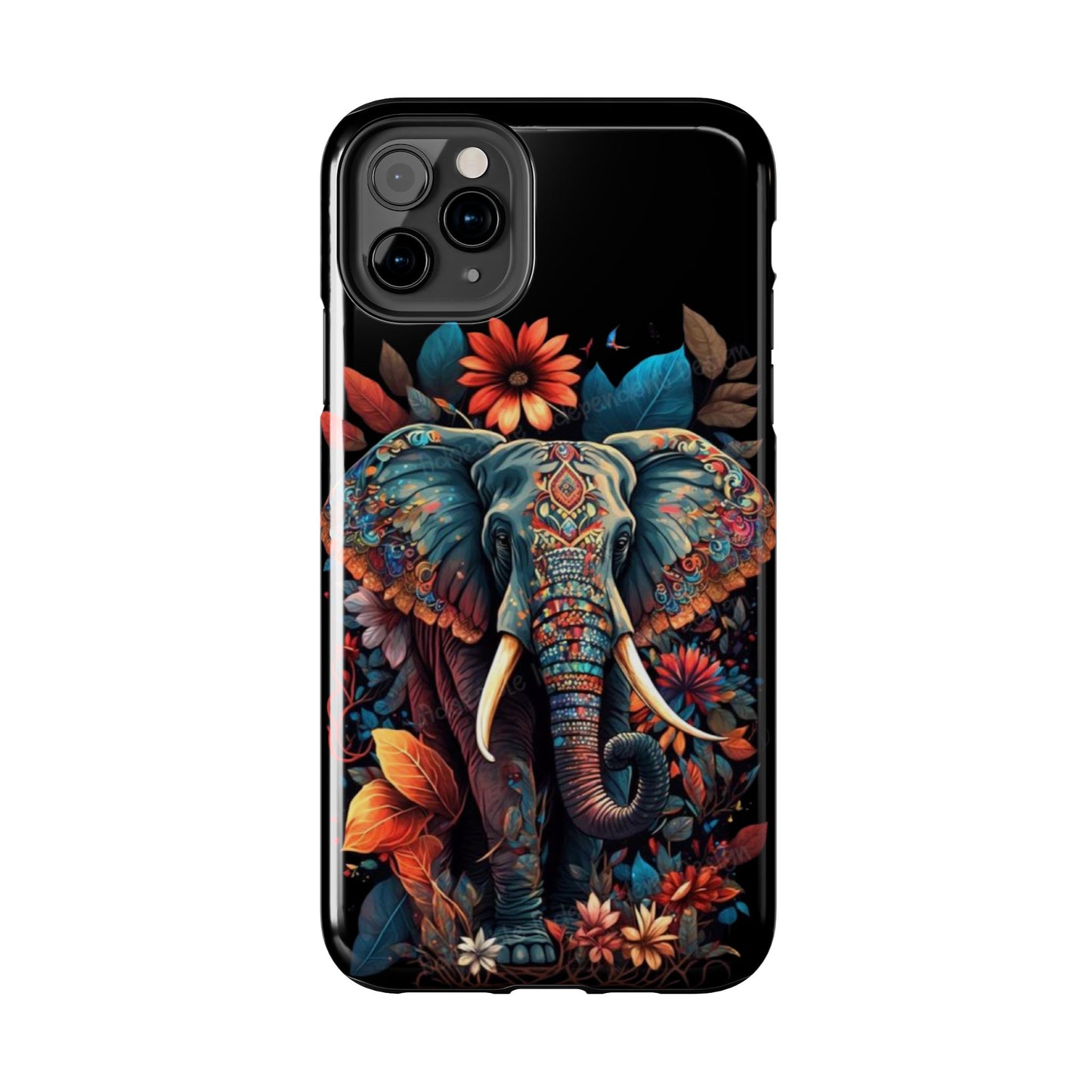 Autumn Elephant Bliss unique phone case- iPhone compatible