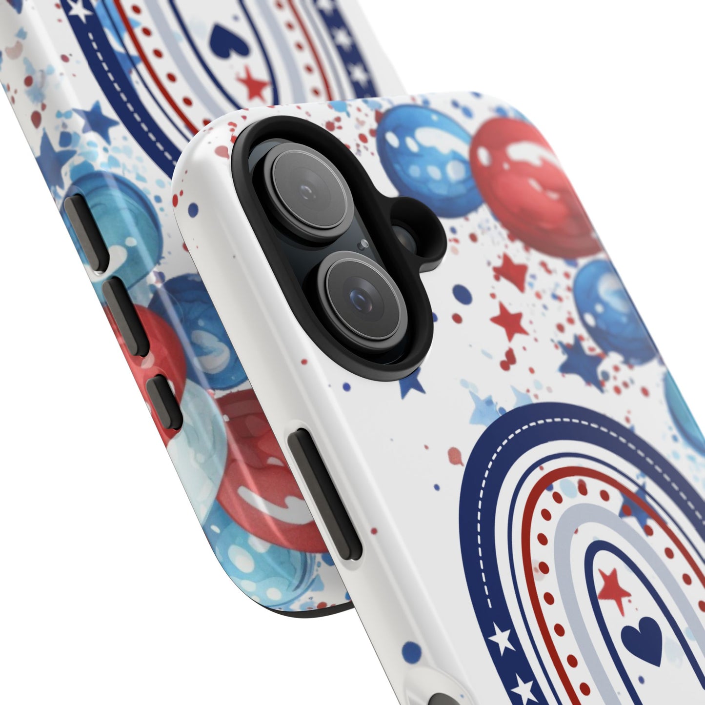 GOD Bless America phone case- 4th of July accessories-Red, white & blue- iPhone compatible