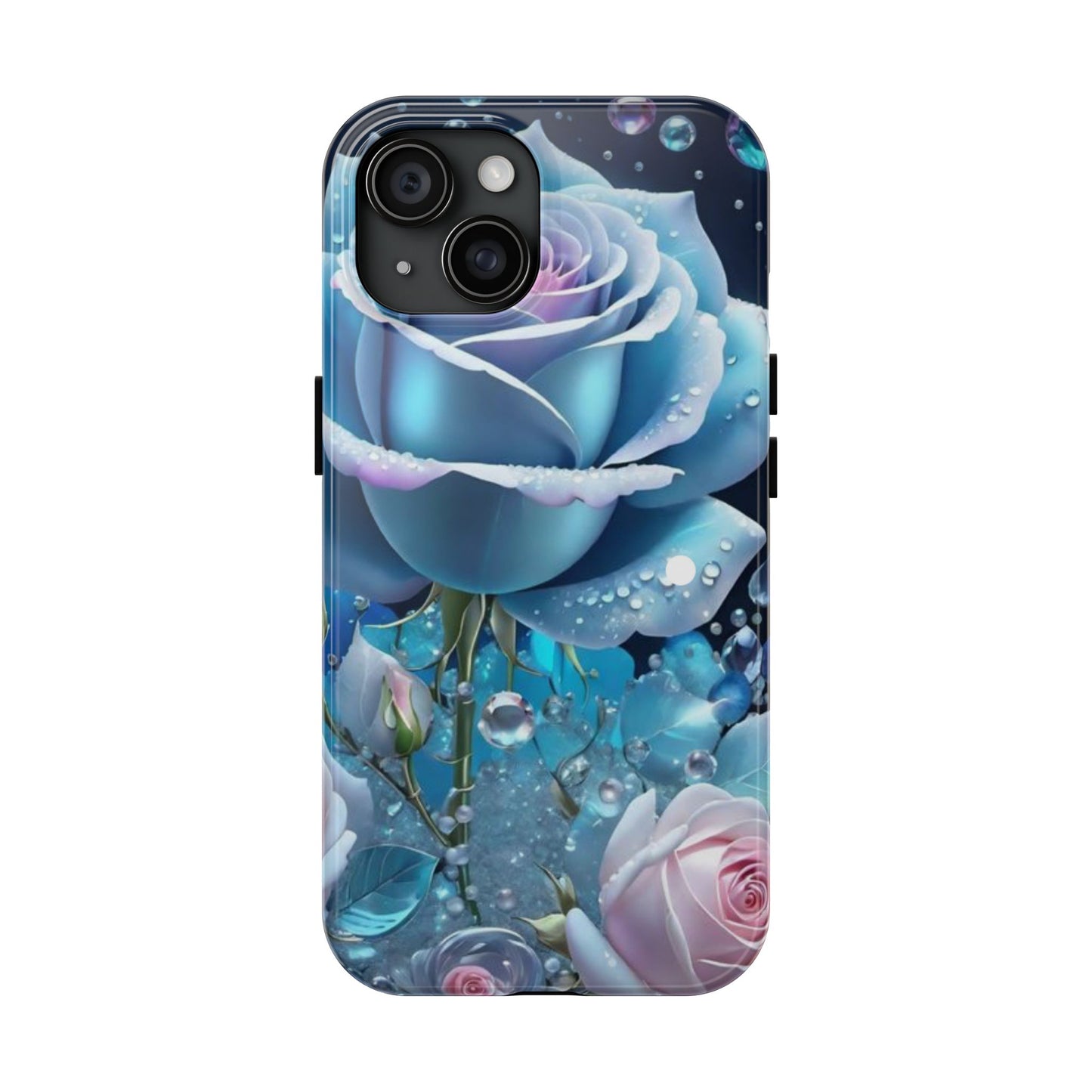 Rose drop, floral iPhone Cover, flower Accessory, Cute Phone Protector, seasonal Tech