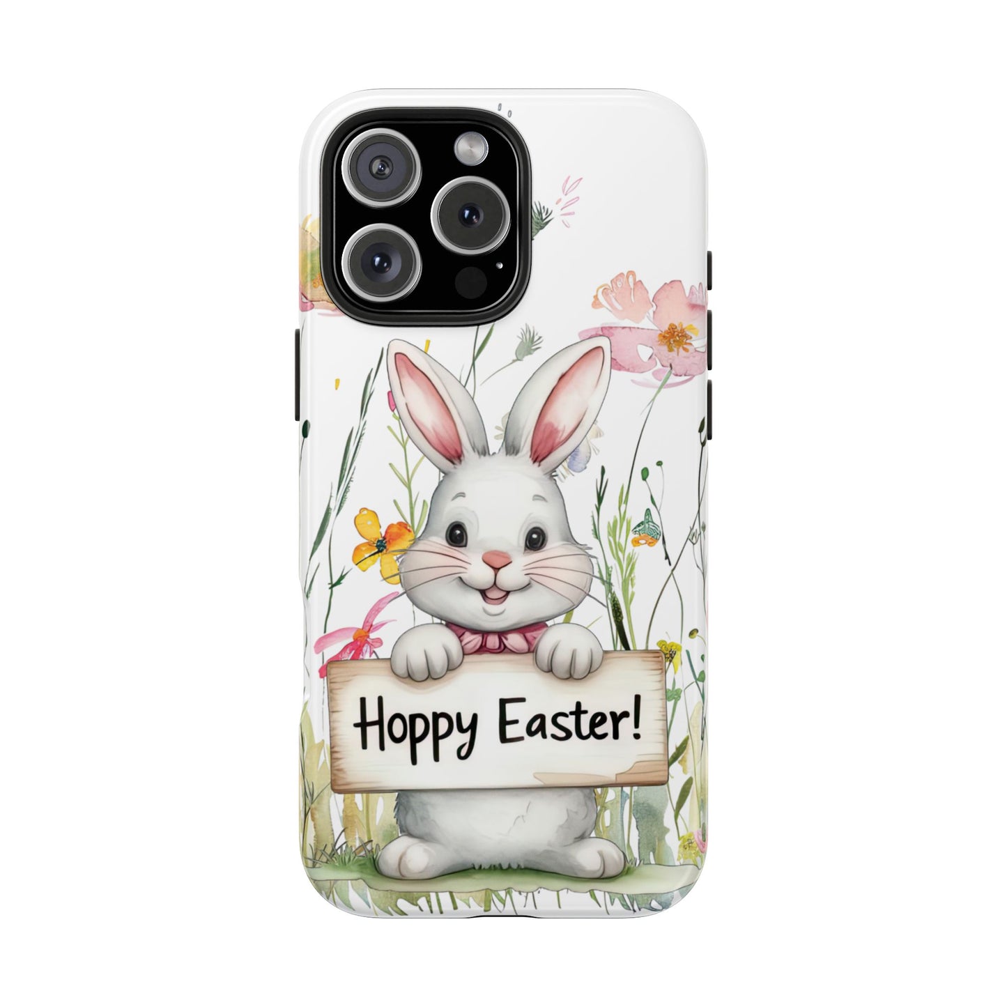 Spring hoppy Easter bunny Phone Case iPhone compatible