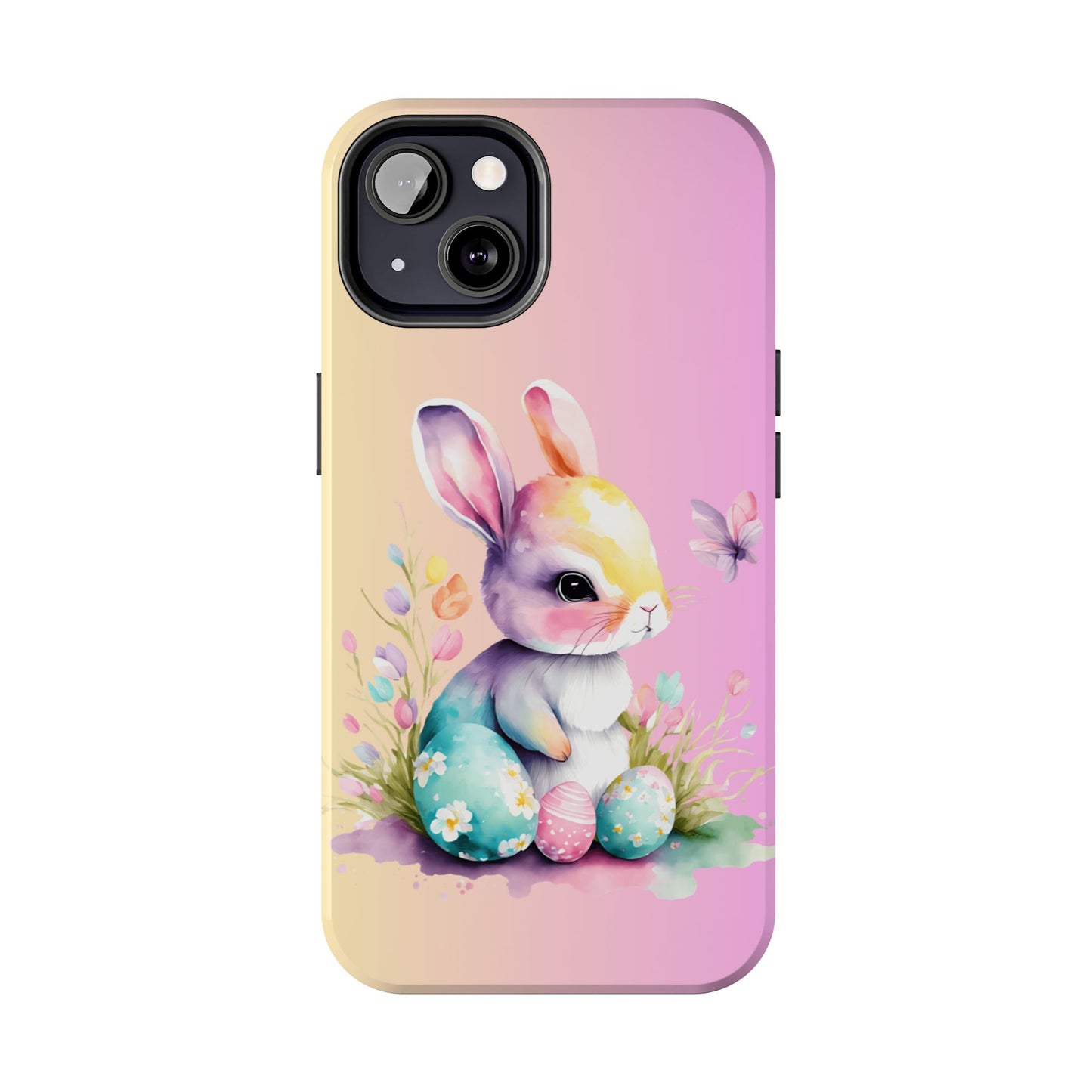 Pastel Spring Easter bunny Phone Case iPhone compatible