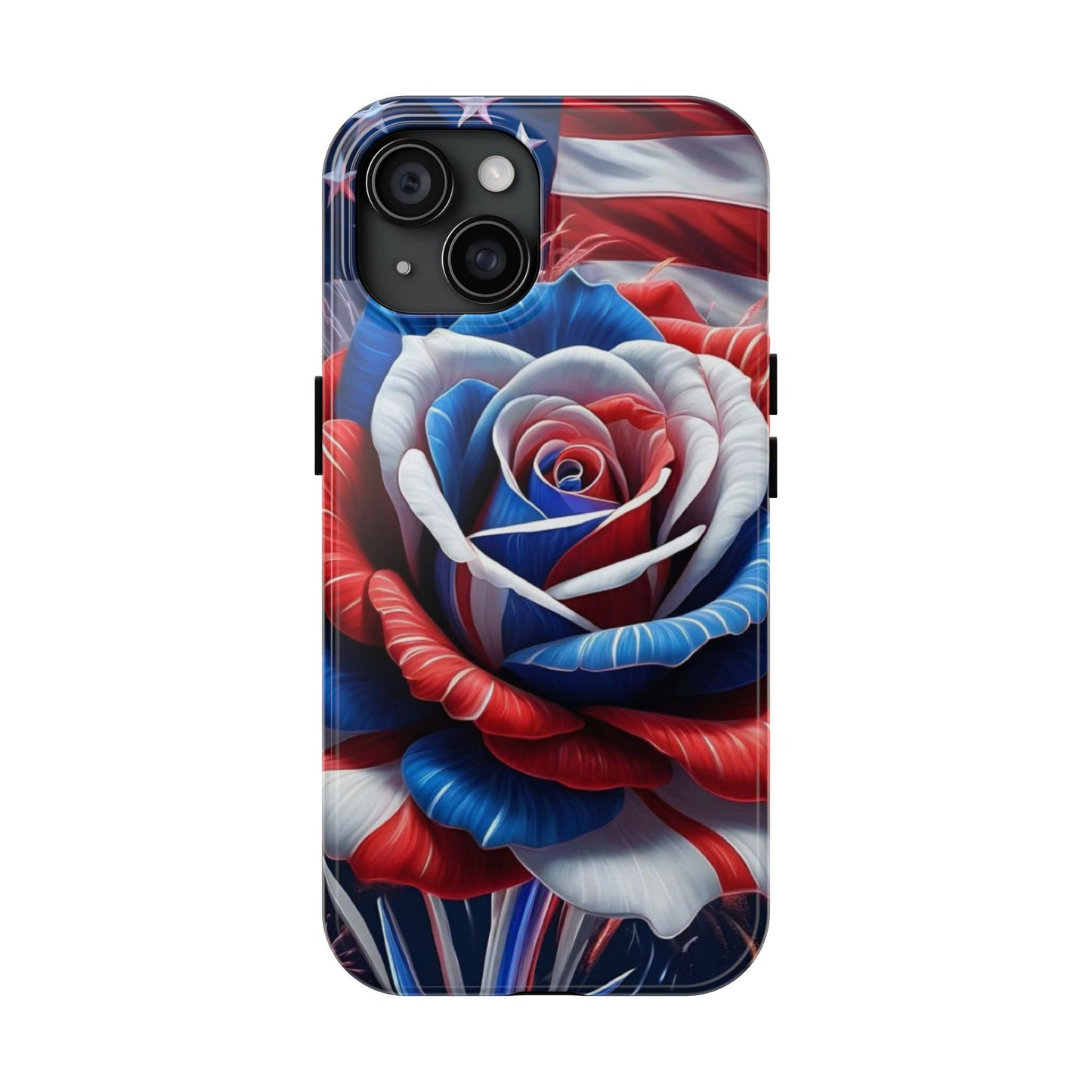 Freedom Rose patriotic Phone Case iPhone compatible models 11-16