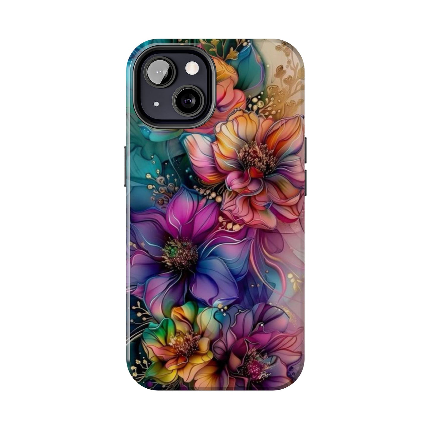 Watercolor Blooms iPhone Case
