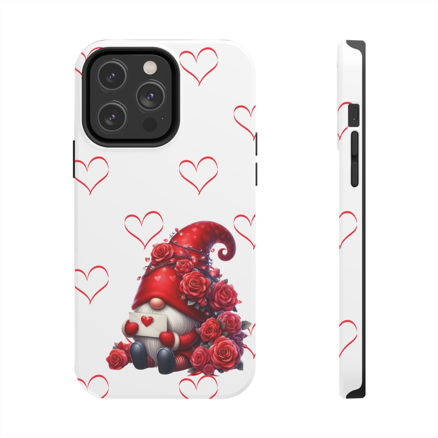 Love letter Gnome-Valentines day iPhone case- Romantic & stylish design