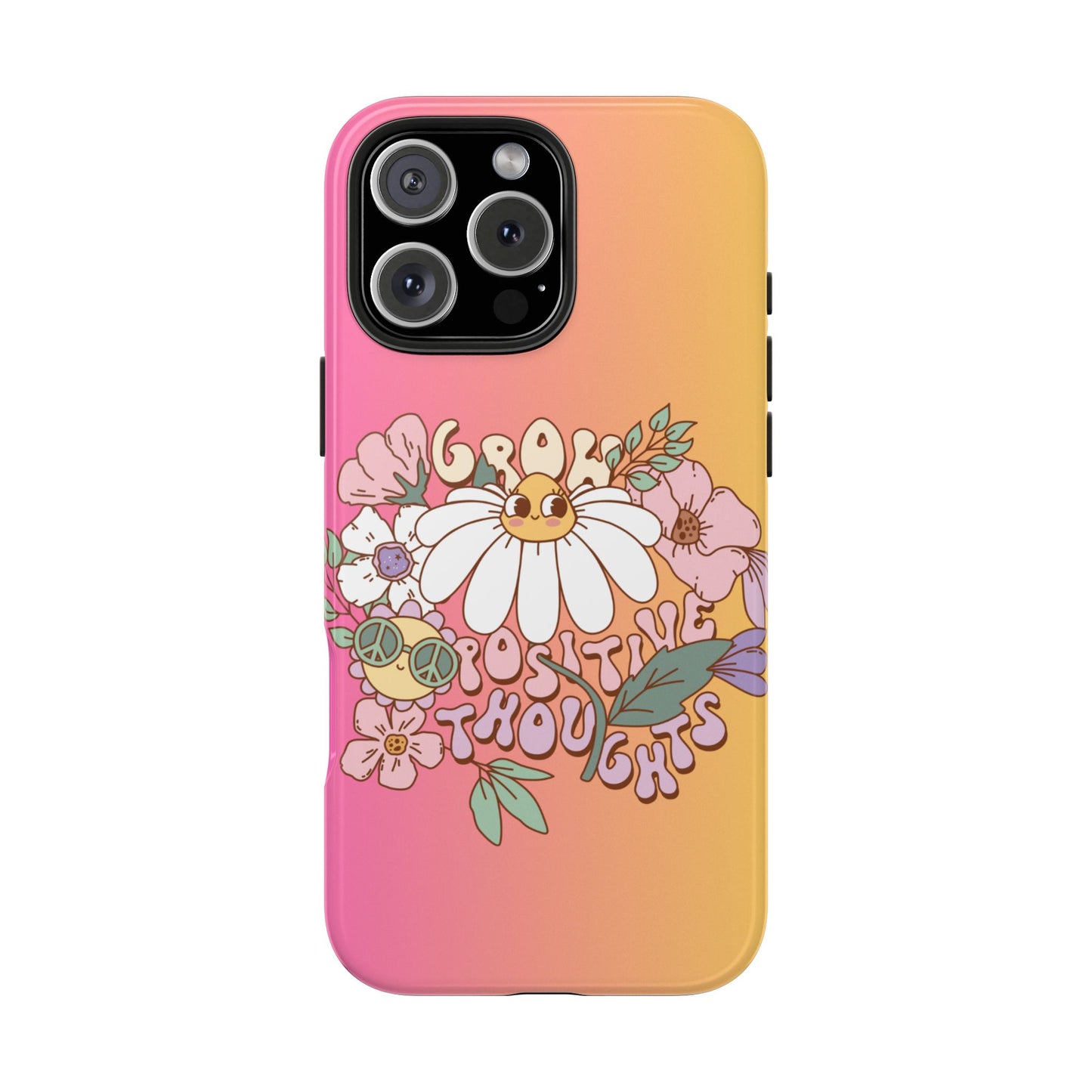 Grow positive thoughts Phone Case iPhone compatible