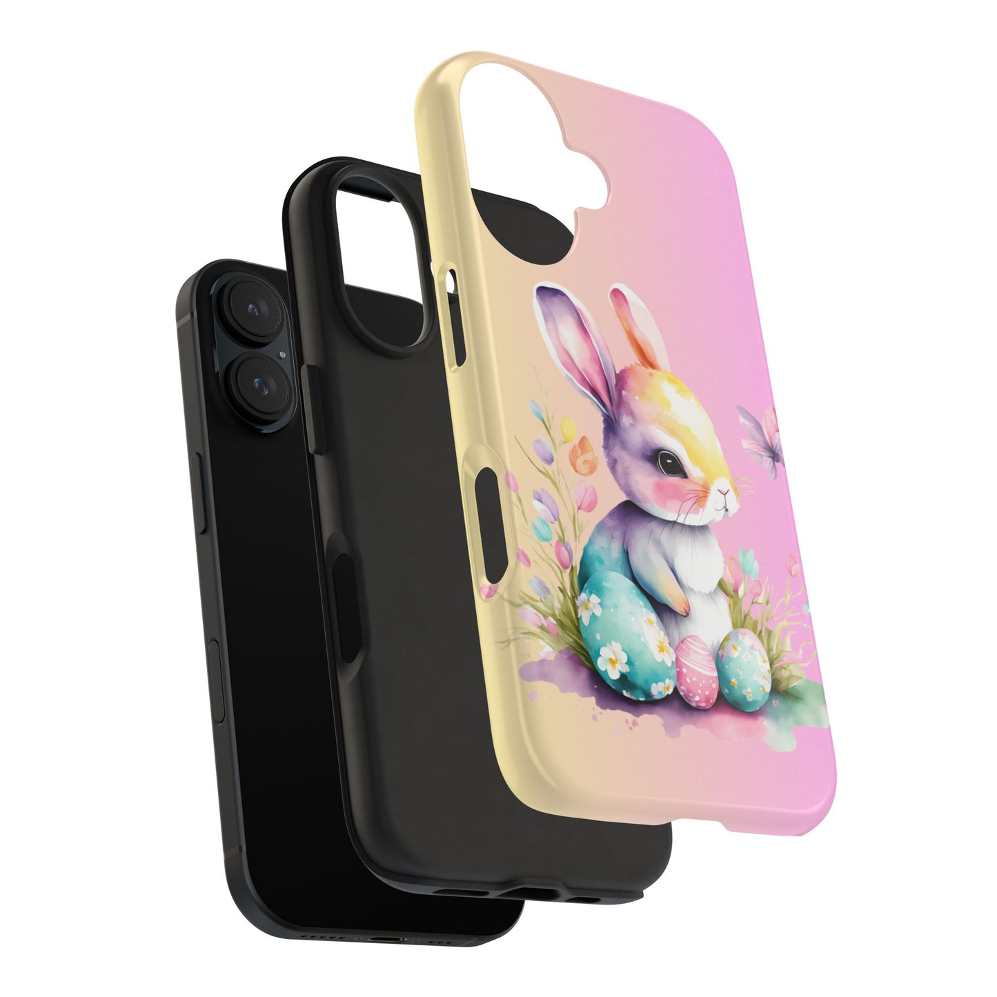 Pastel Spring Easter bunny Phone Case iPhone compatible