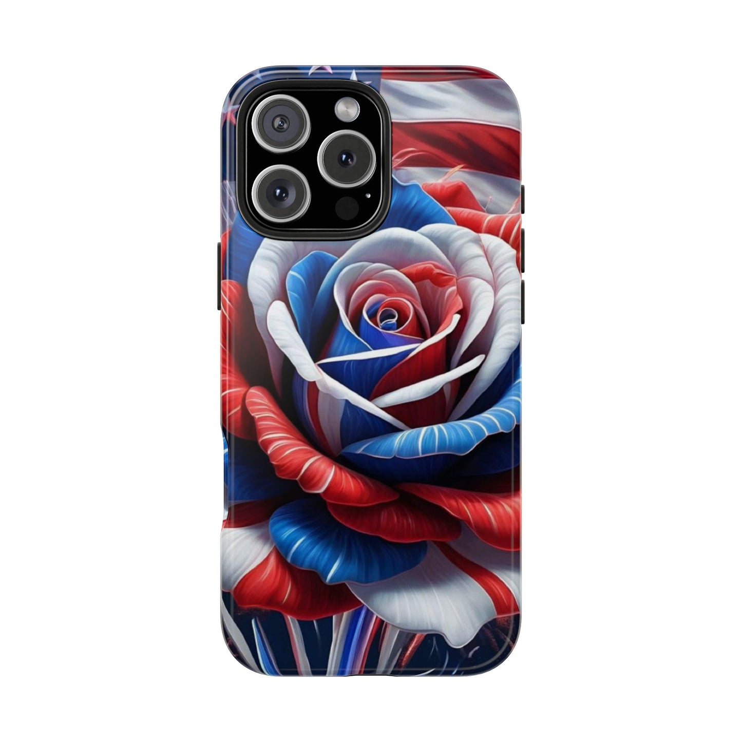 Freedom Rose patriotic Phone Case iPhone compatible models 11-16