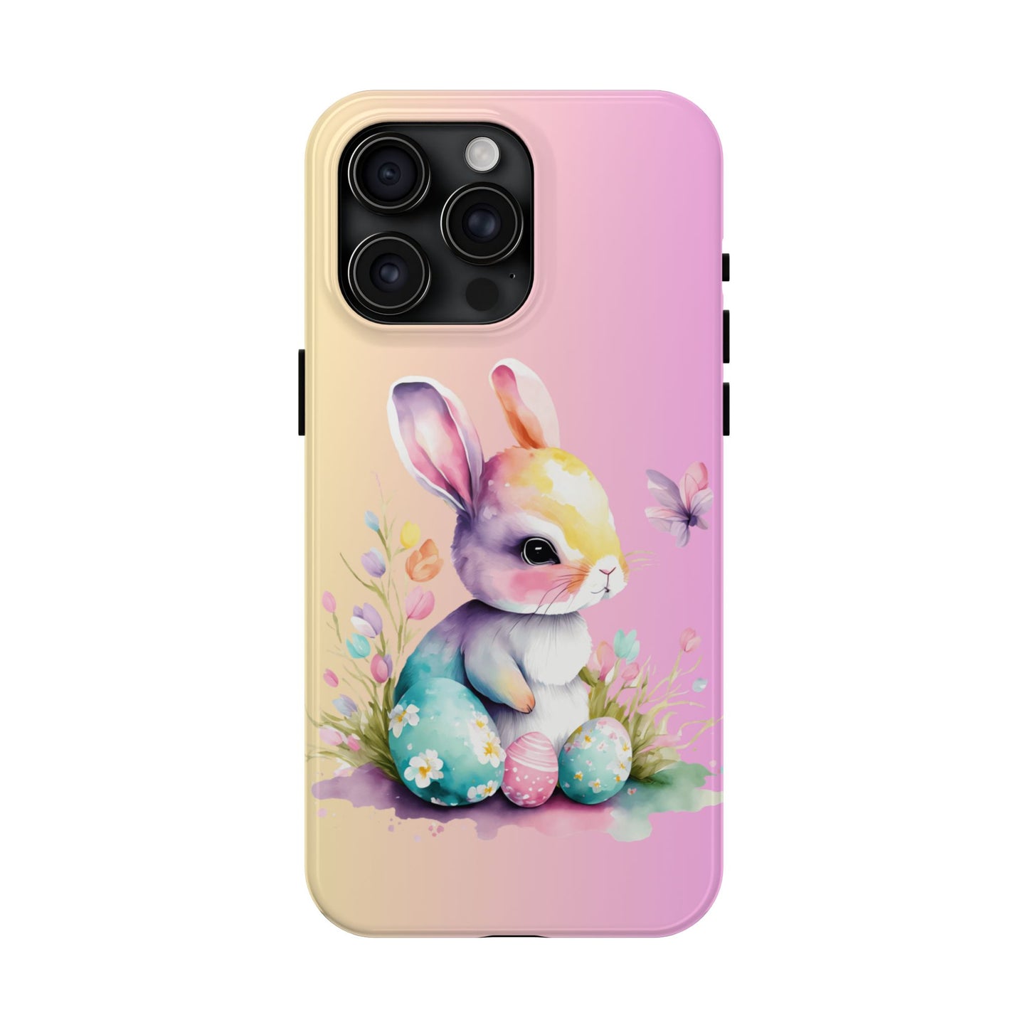 Pastel Spring Easter bunny Phone Case iPhone compatible