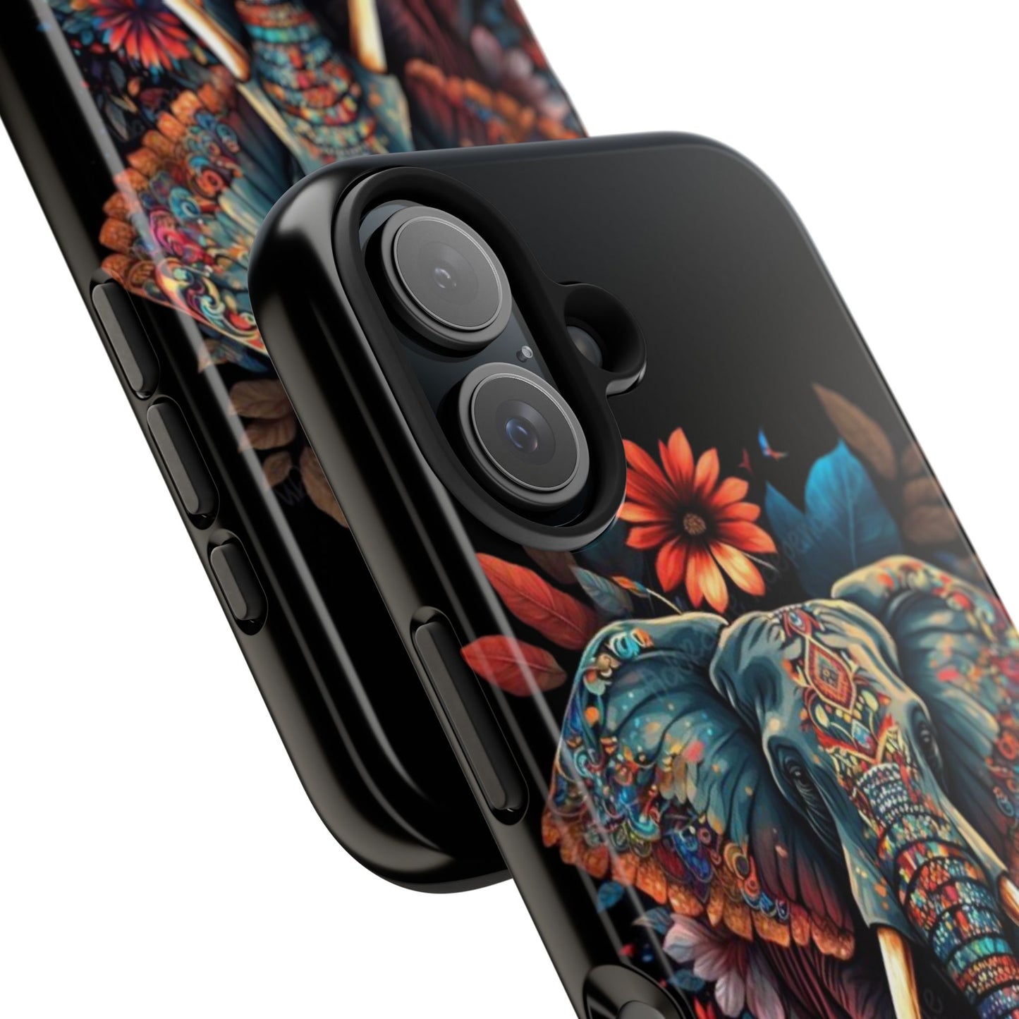 Autumn Elephant Bliss unique phone case- iPhone compatible