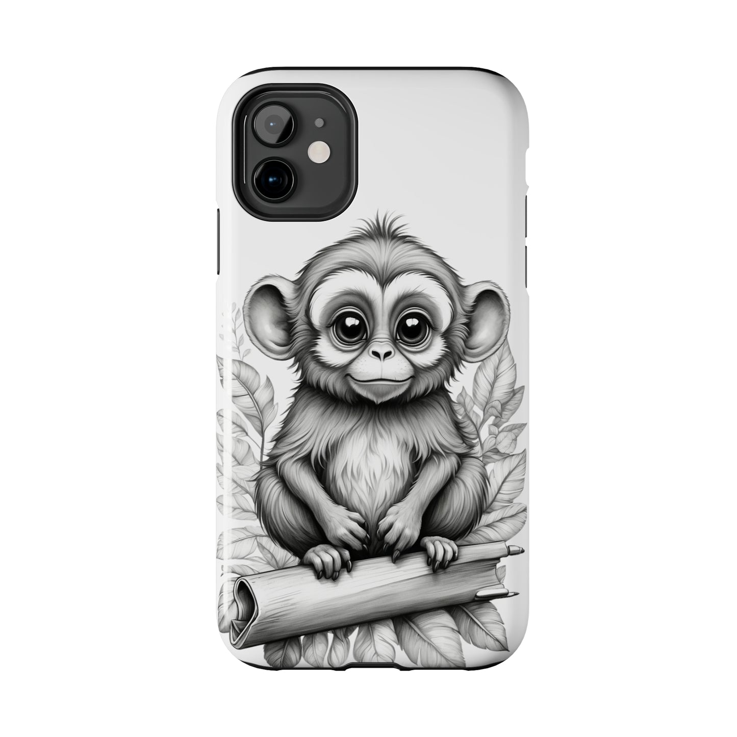 Monkey sketch art phone case iPhone accessories