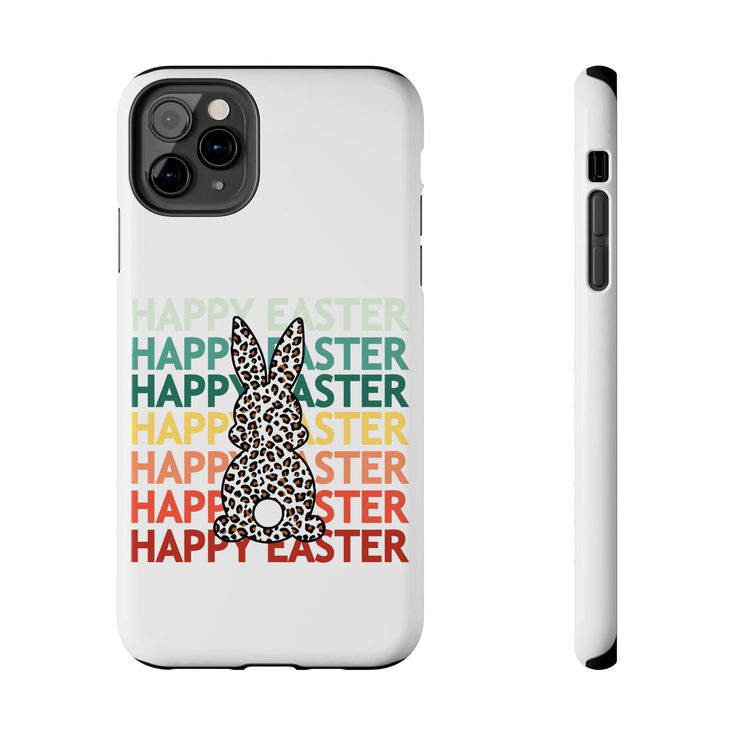 Happy Easter leopard print Spring Phone Case iPhone compatible
