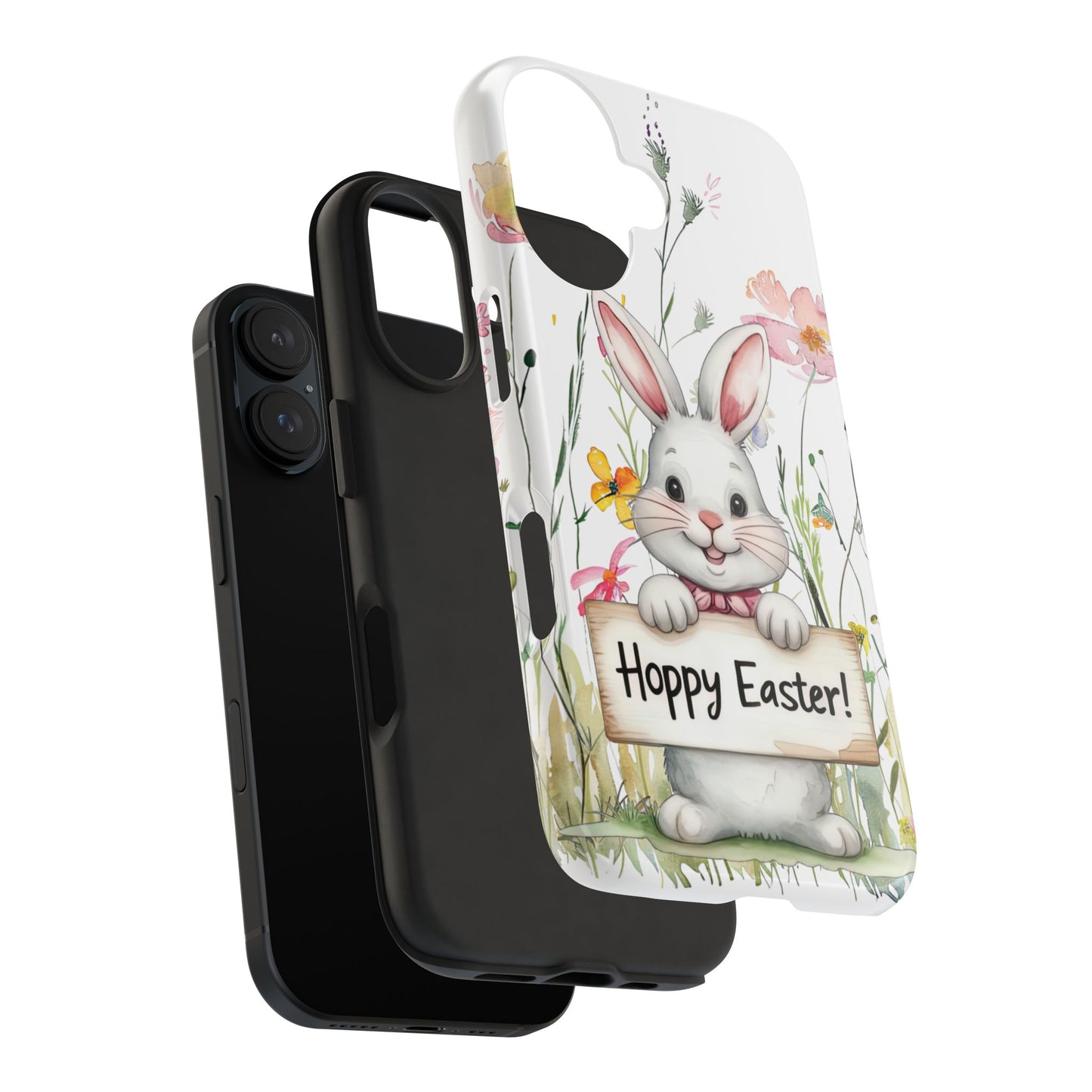 Spring hoppy Easter bunny Phone Case iPhone compatible