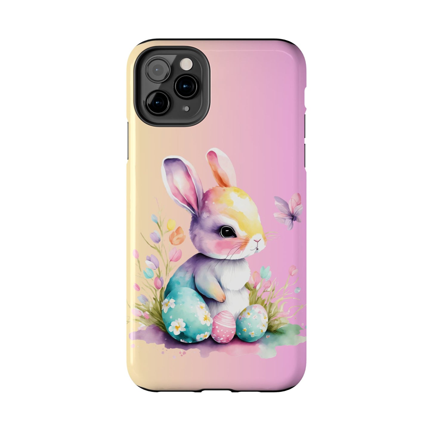 Pastel Spring Easter bunny Phone Case iPhone compatible