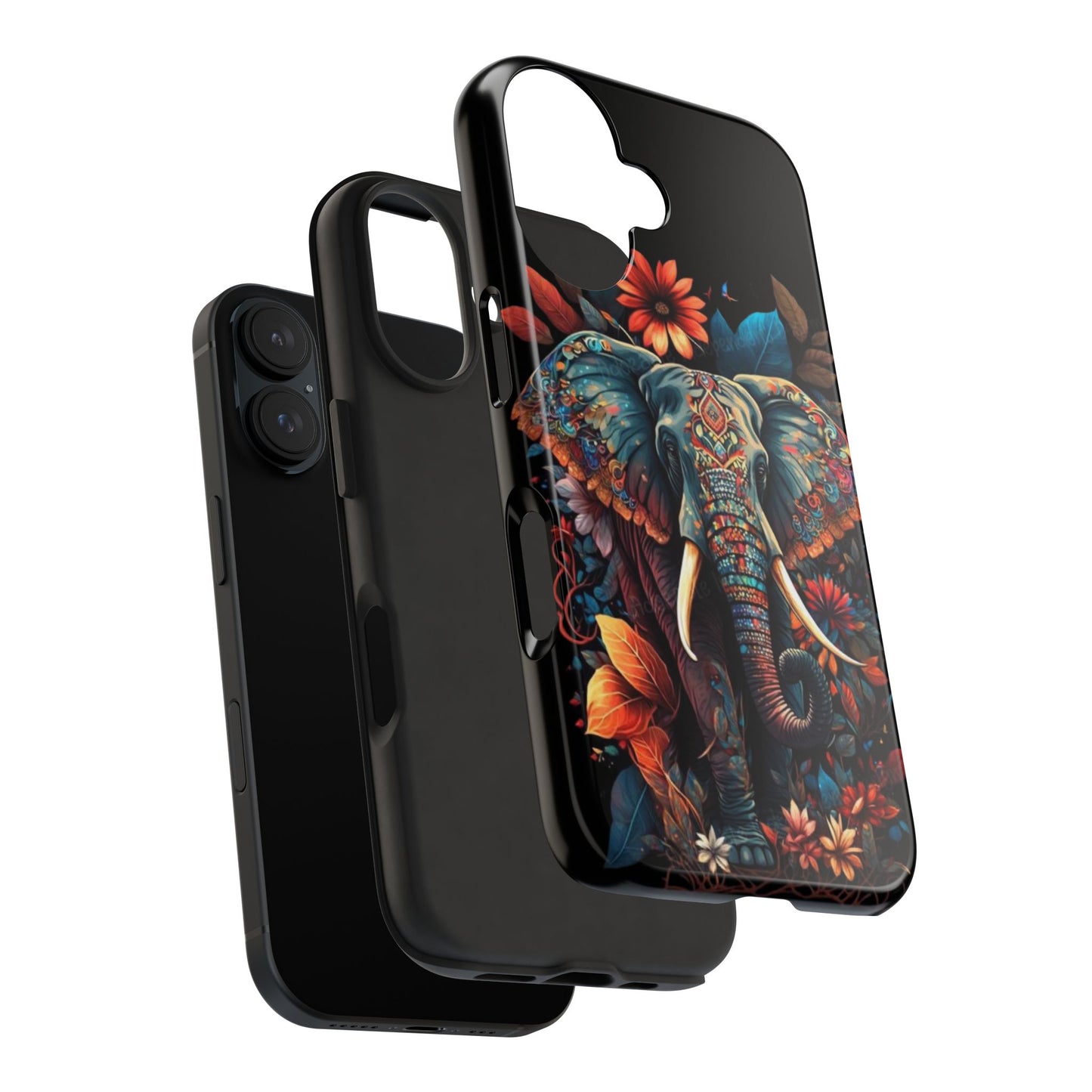 Autumn Elephant Bliss unique phone case- iPhone compatible