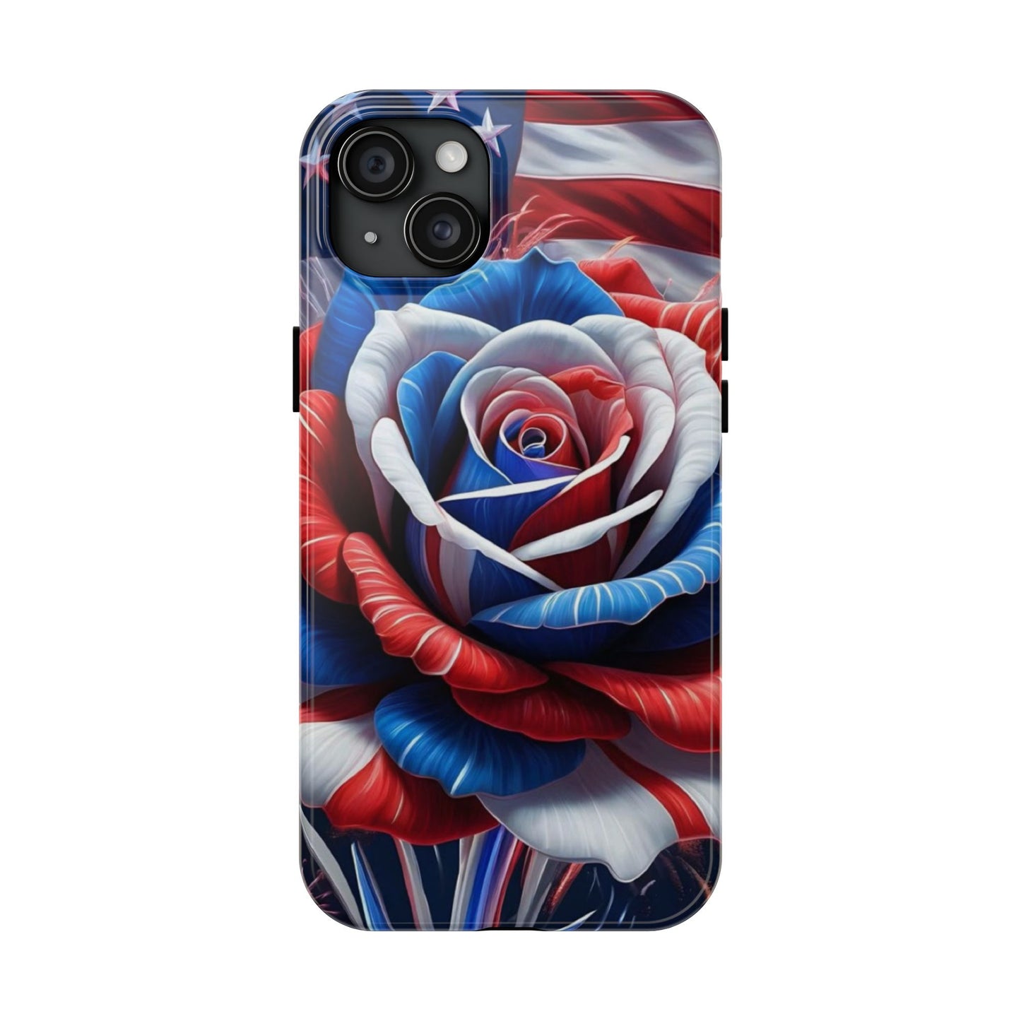 Freedom Rose patriotic Phone Case iPhone compatible models 11-16