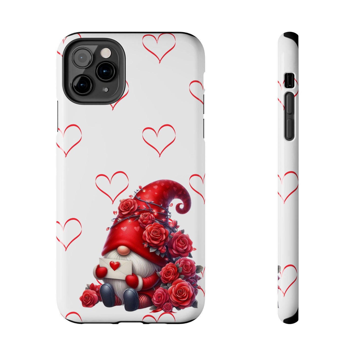 Love letter Gnome-Valentines day iPhone case- Romantic & stylish design