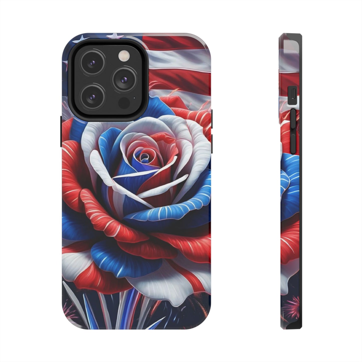 Freedom Rose patriotic Phone Case iPhone compatible models 11-16