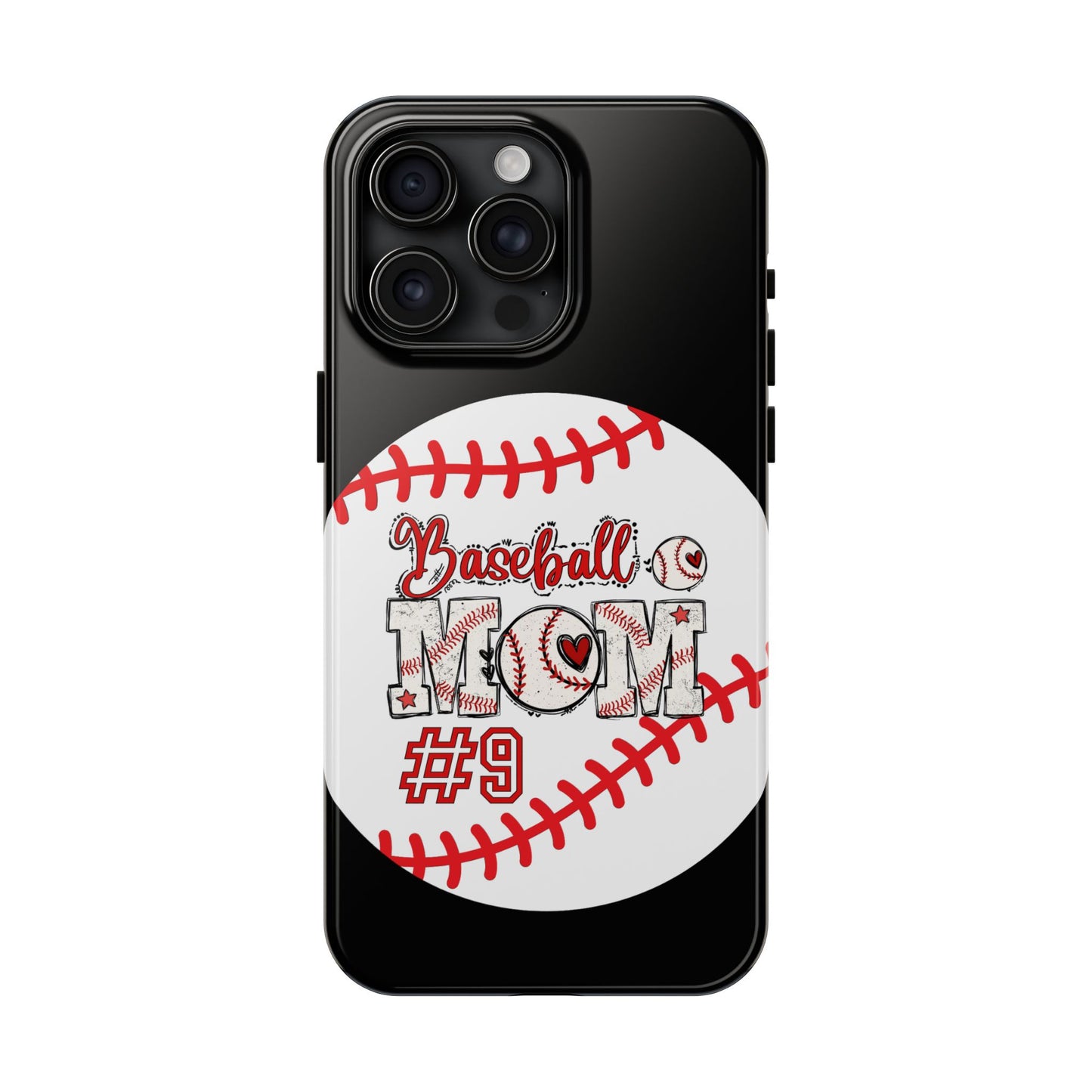 Personalized baseball Mom Custom Phone Case iPhone compatible
