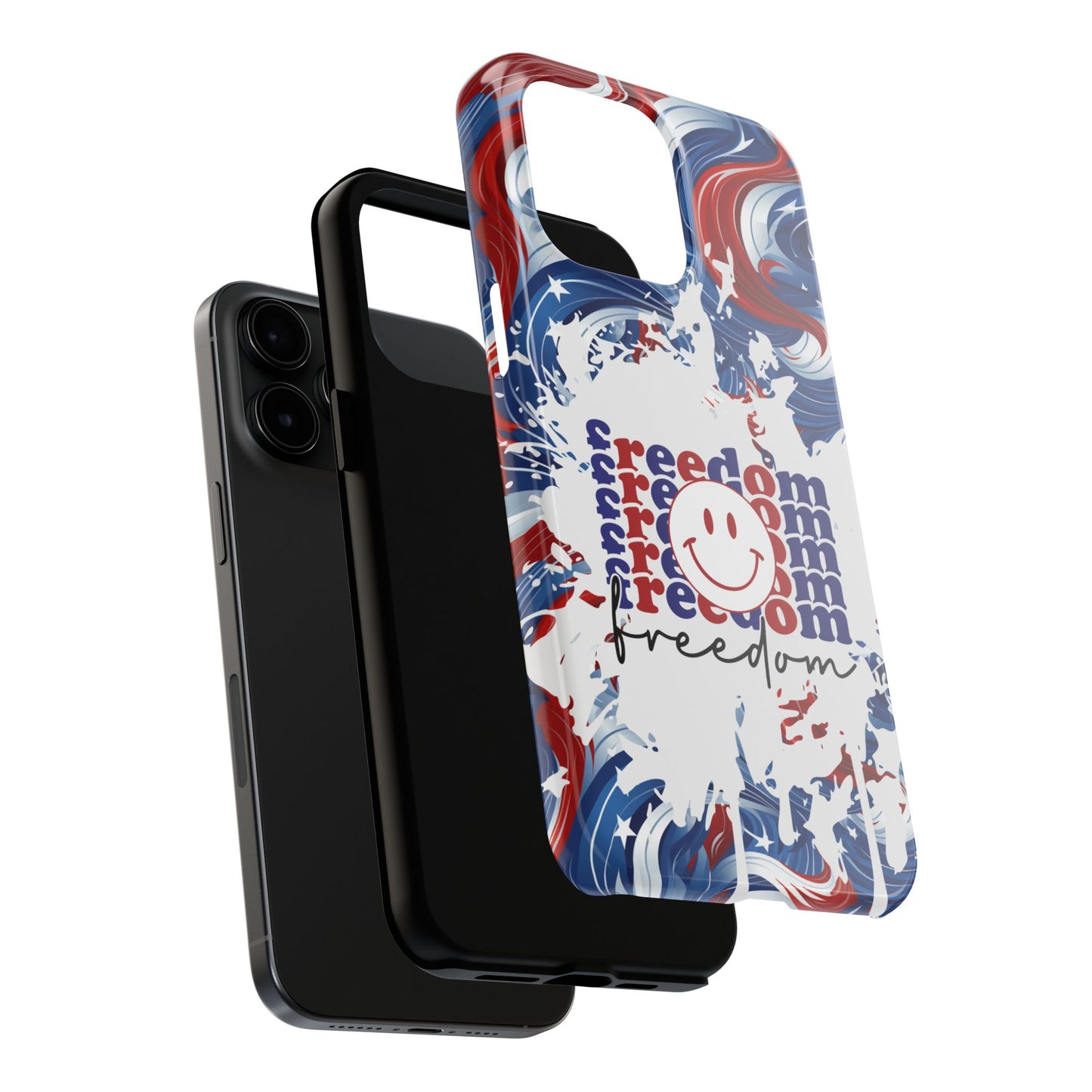 Freedom 4th of July phone case- iPhone compatible models 11-16
