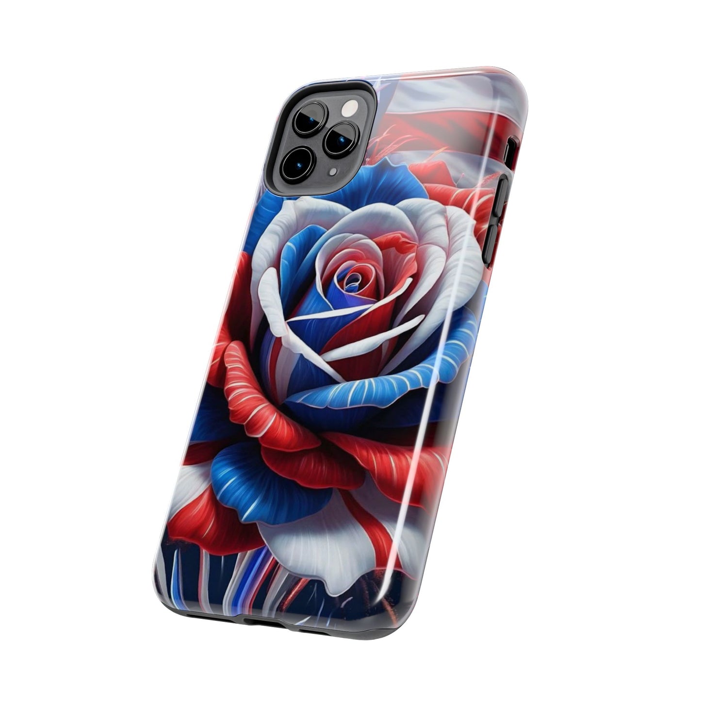 Freedom Rose patriotic Phone Case iPhone compatible models 11-16